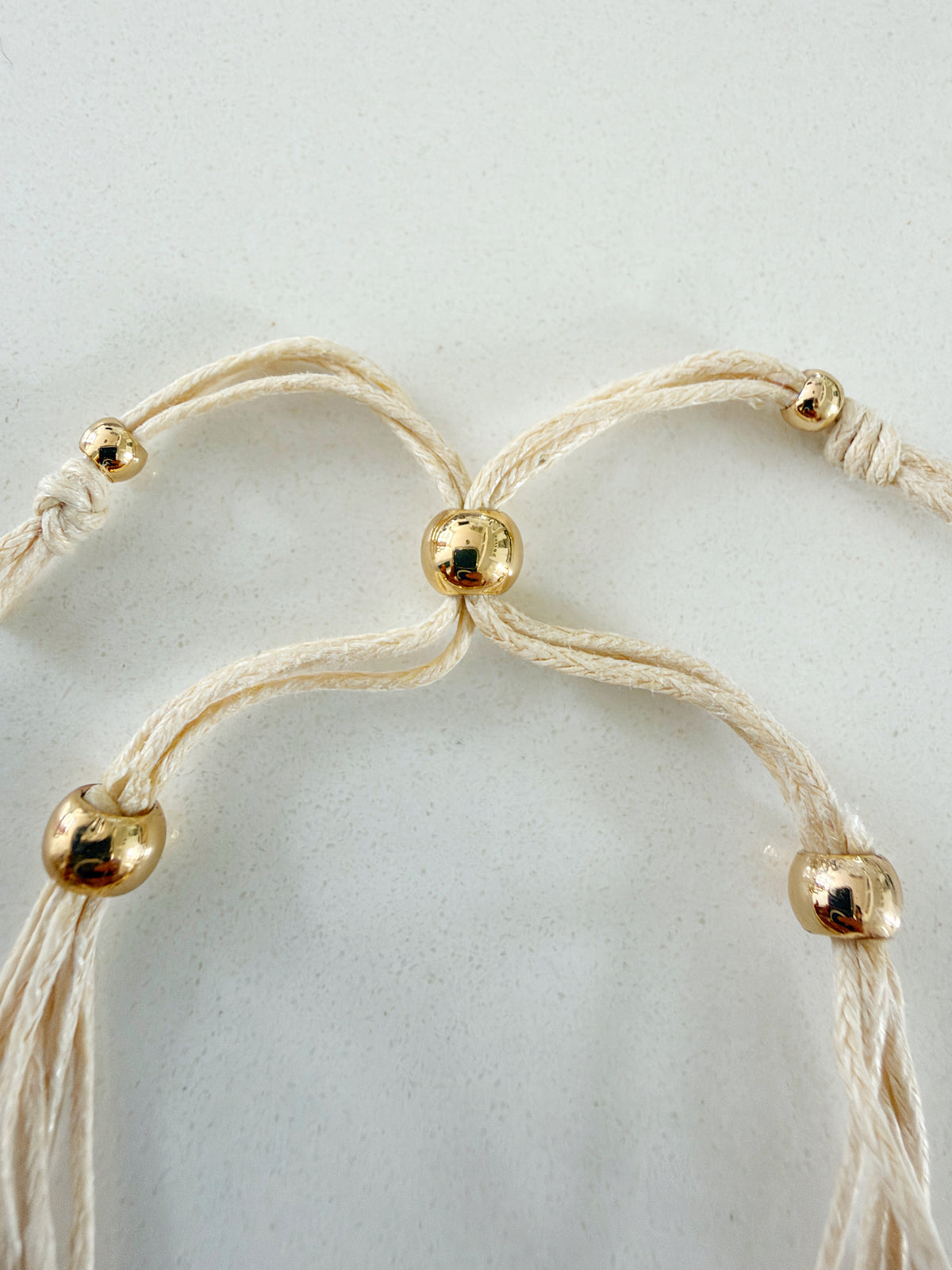 Lucky Protection Evil Eye Charm Bracelet Ivory