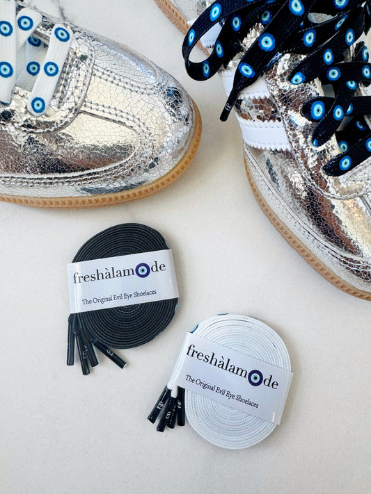 NEW! Evil Eye Shoelaces Fashionably Protected