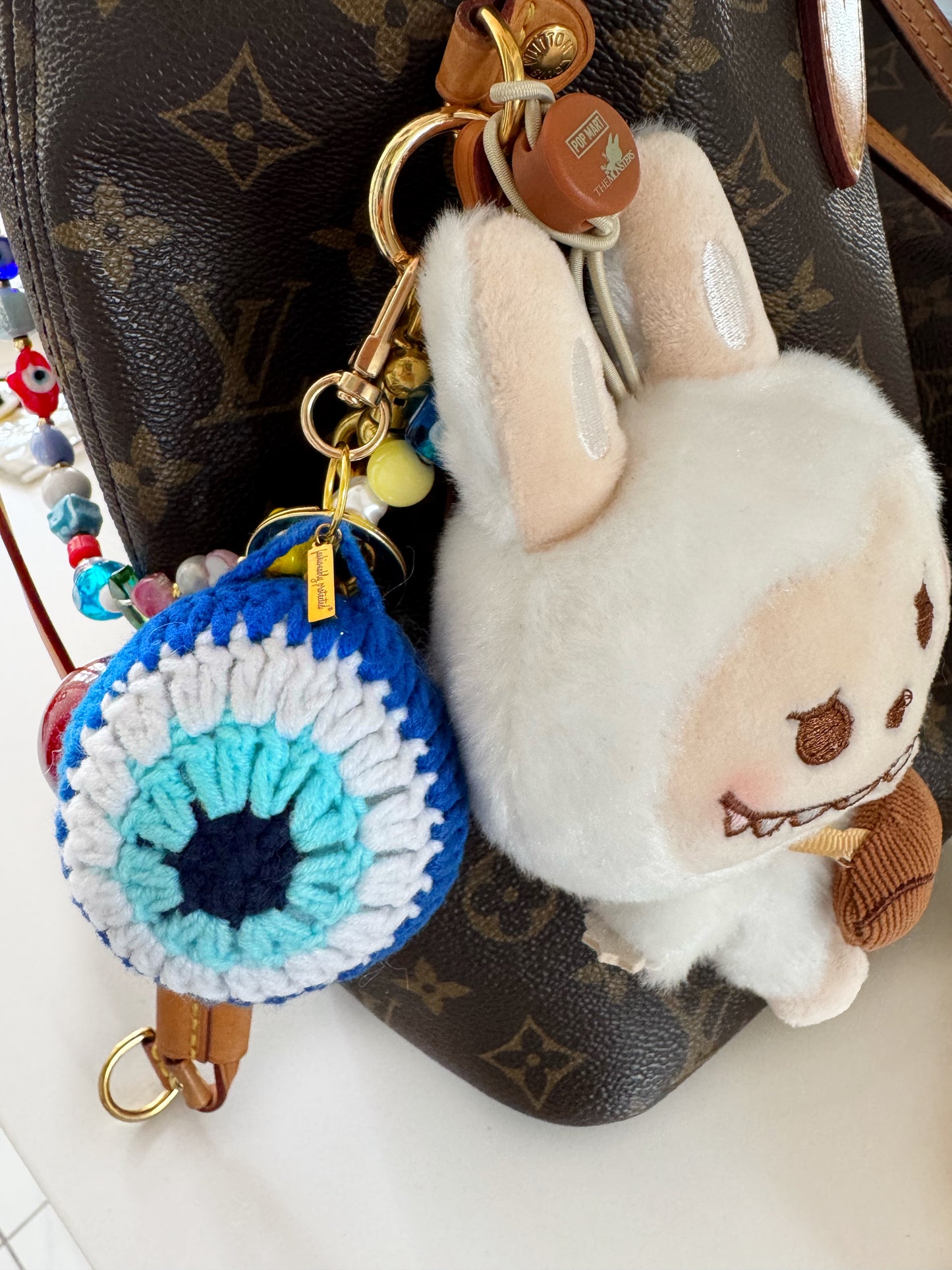 Evil Eye Crochet Ornament Plush