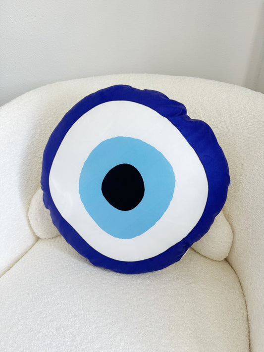 Evil Eye Cushioned Round Throw Pillow Home Decor Decoration Gift