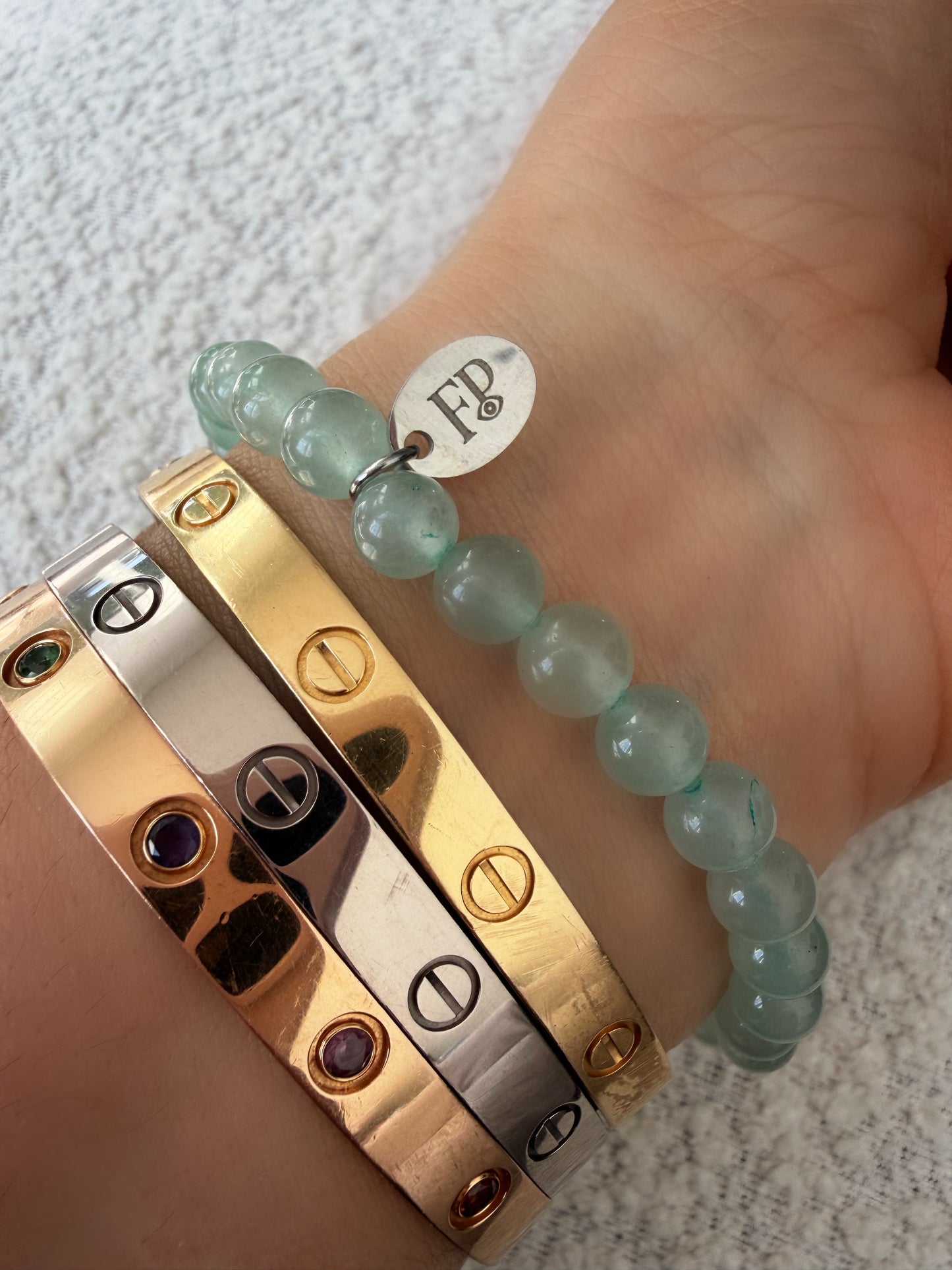 Genuine Aventurine Stoned Bracelet