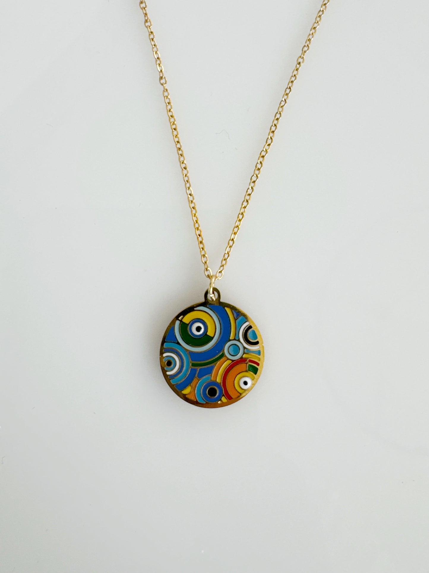 Evil Eye Art Necklaces