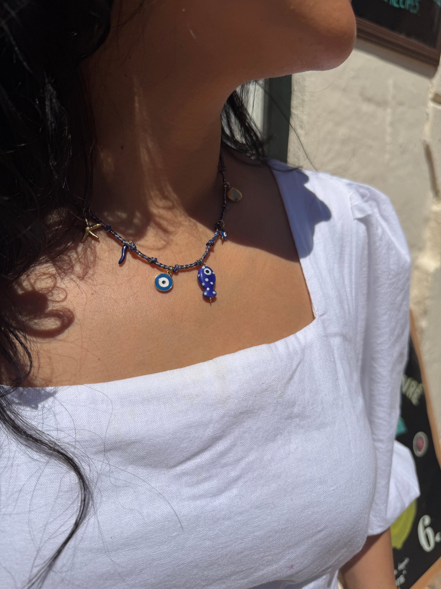 Marseille Coastal Lucky Charm Necklace