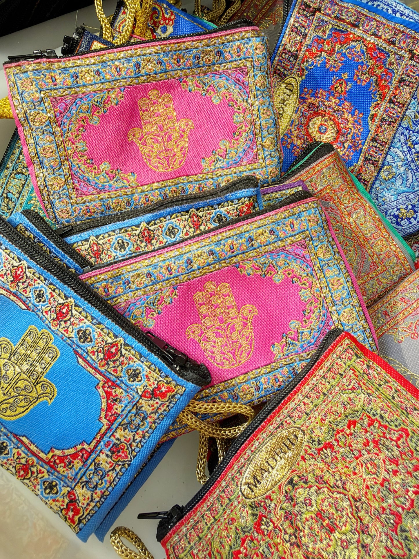 Spain Hamsa Mini Card Pouch