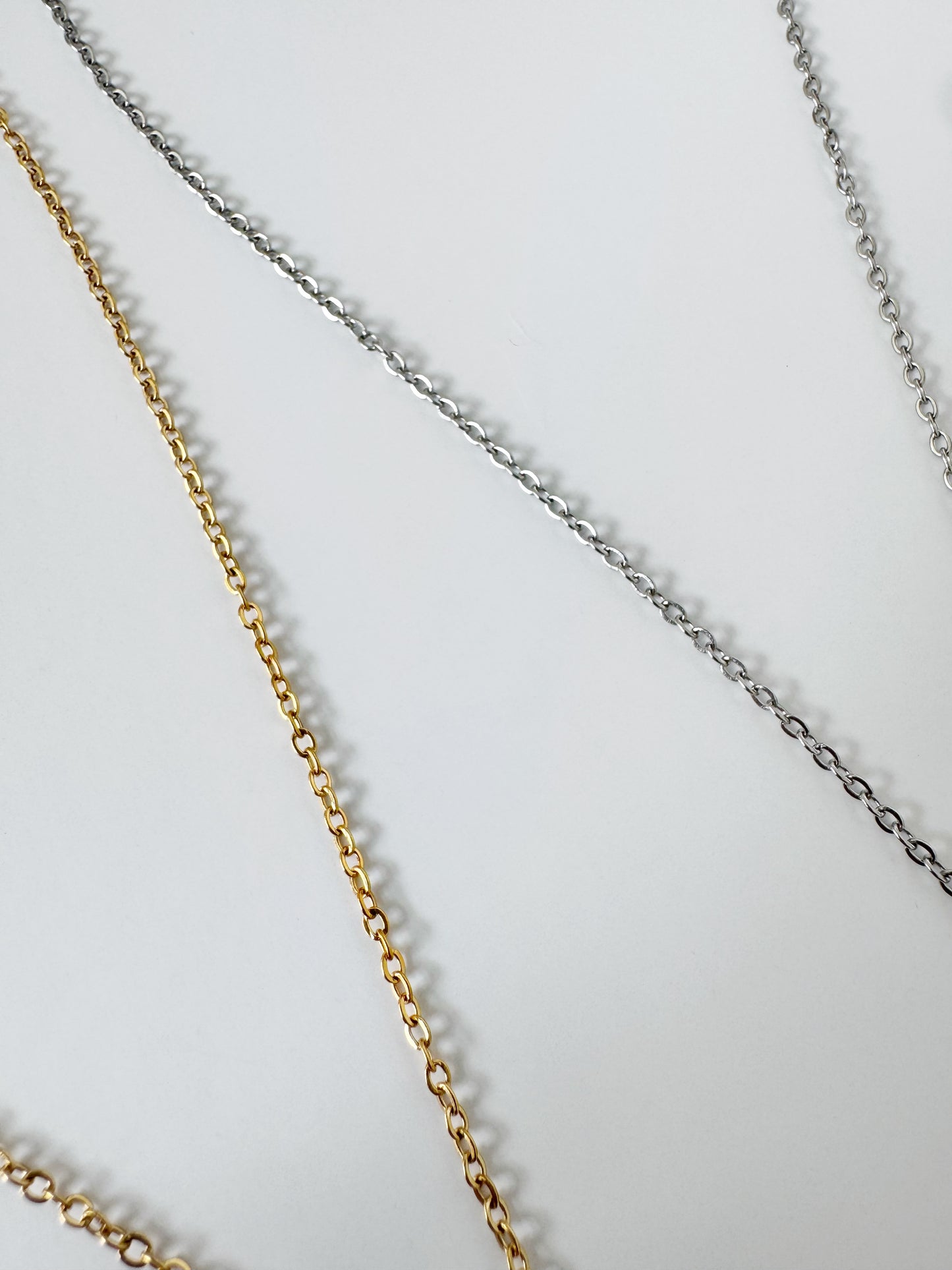 Dainty Evil Eye Necklace — Gold or Silver Stainless Steel