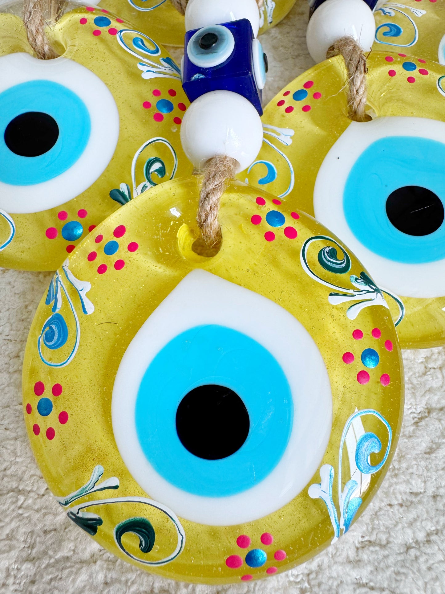 LIMITED EDITION ✨ Golden Glow Evil Eye Wall Amulet