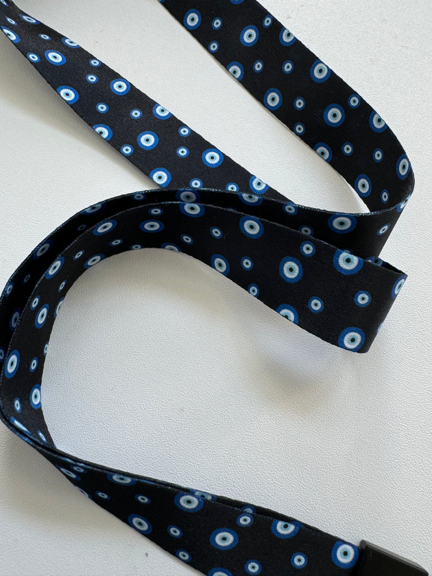 Evil Eye Lanyard ID Tag Keychain Phone Holder