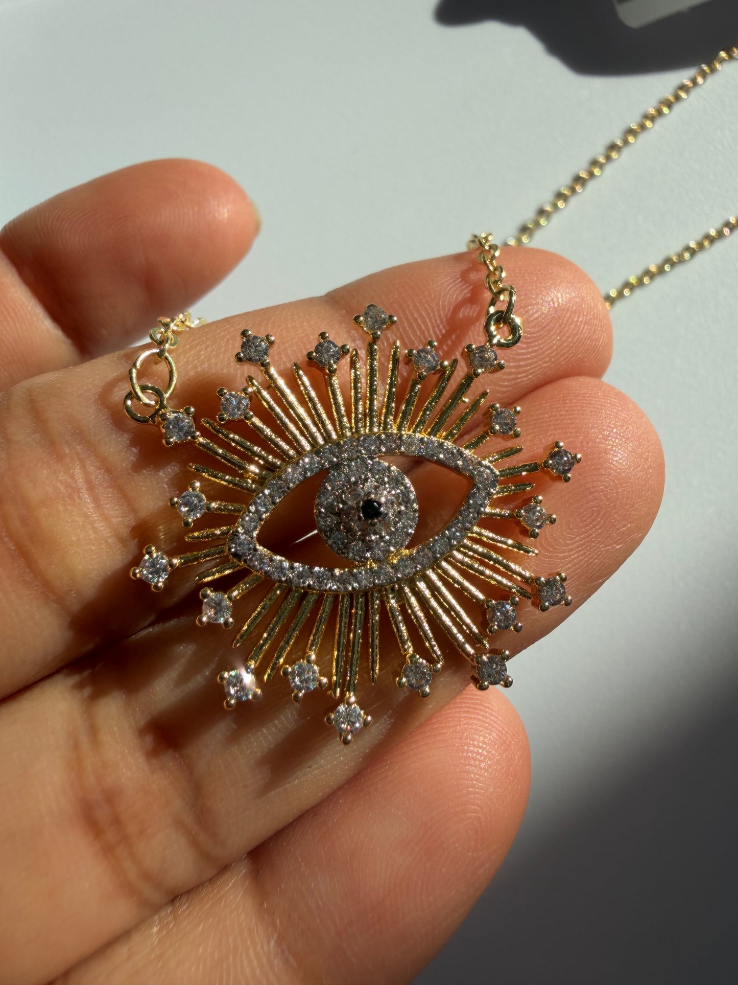 Radiant Guardian Eye Necklace