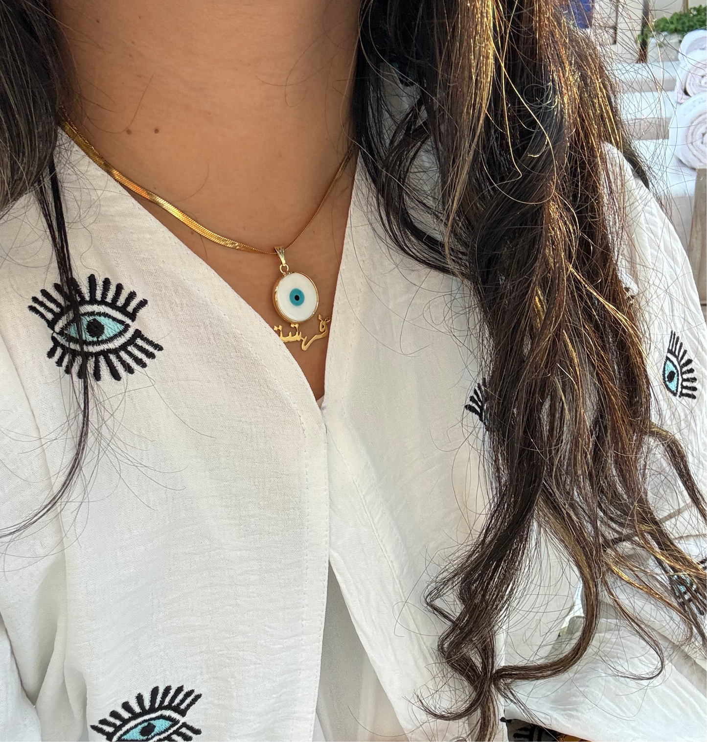 Exclusive Evil Eye Luxurious UAE Abaya