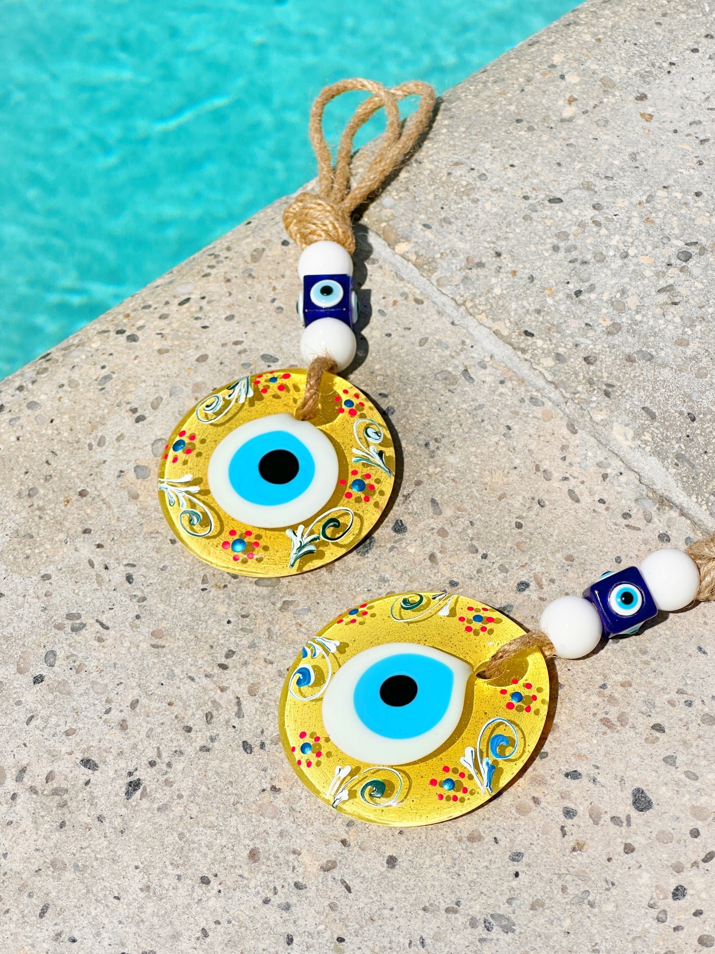 LIMITED EDITION ✨ Golden Glow Evil Eye Wall Amulet