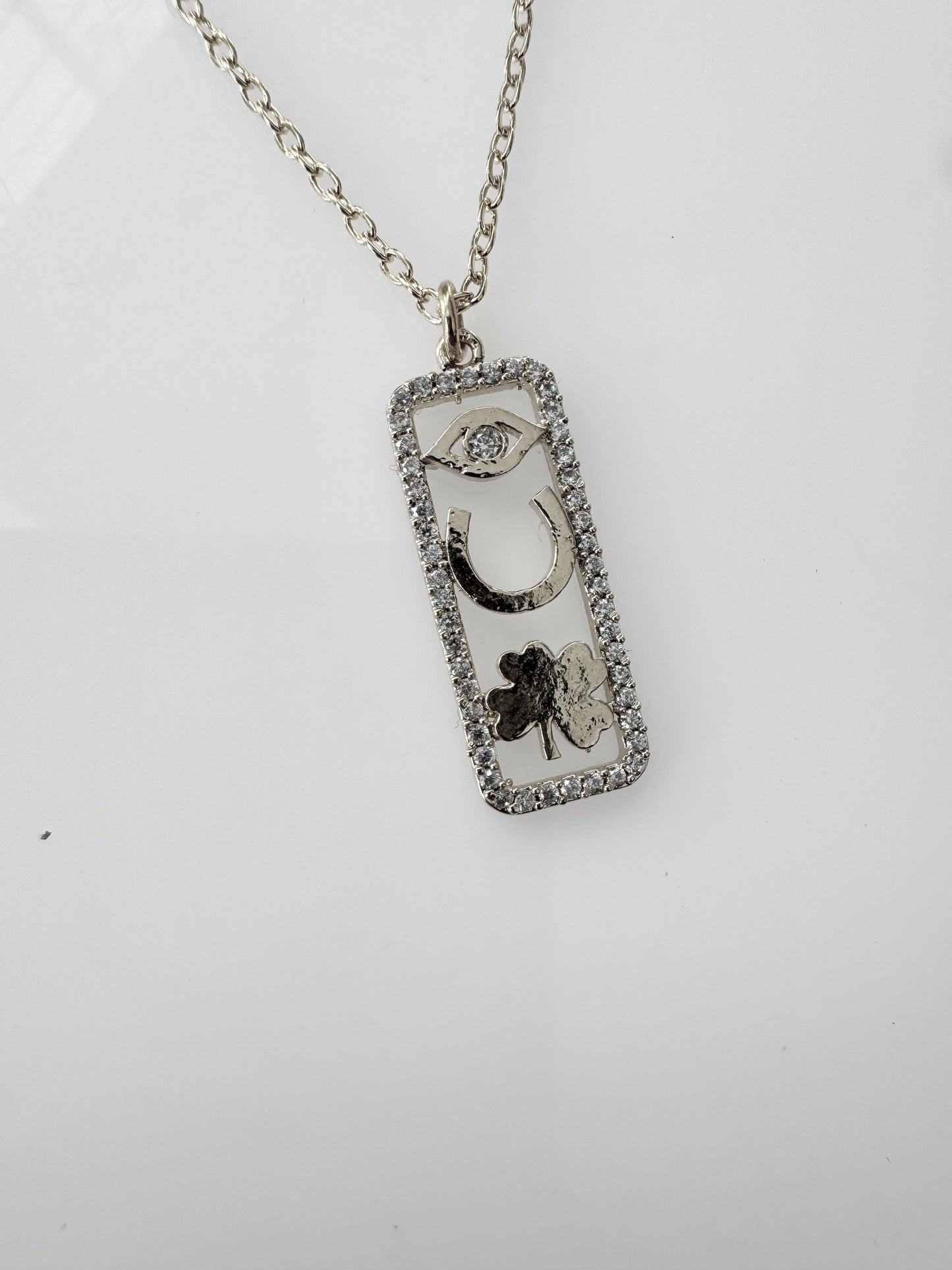 Lucky Charm 24 kt Gold Plated Pendant Necklace