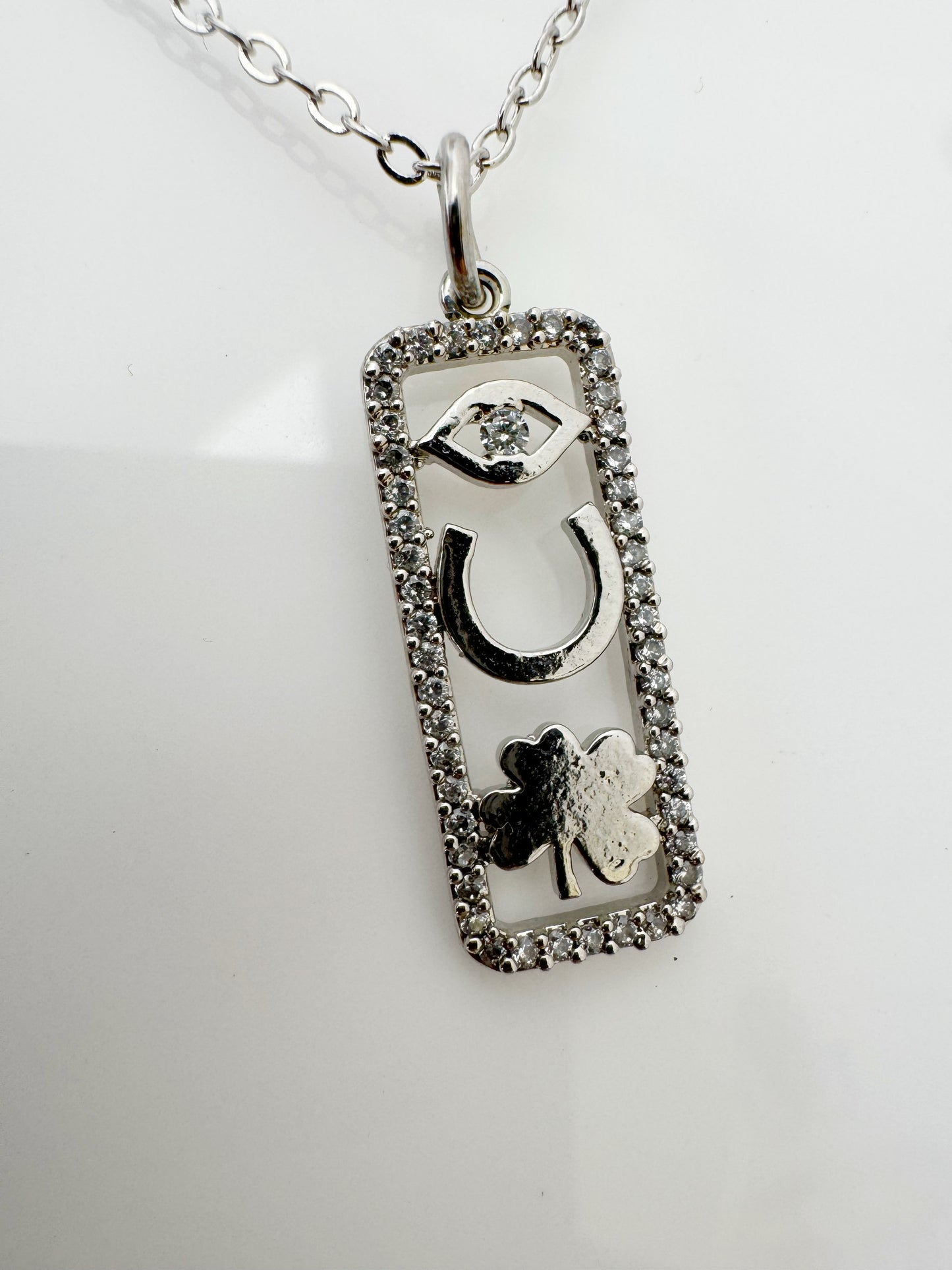 Lucky Charm 24 kt Gold Plated Pendant Necklace