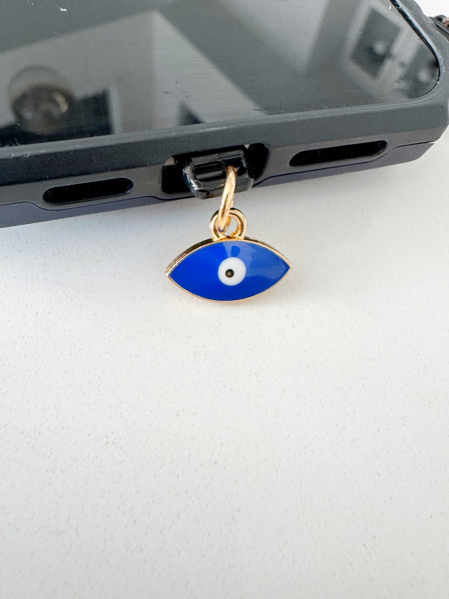 Evil Eye Charm Dust Plug <Lightning Port Compatible