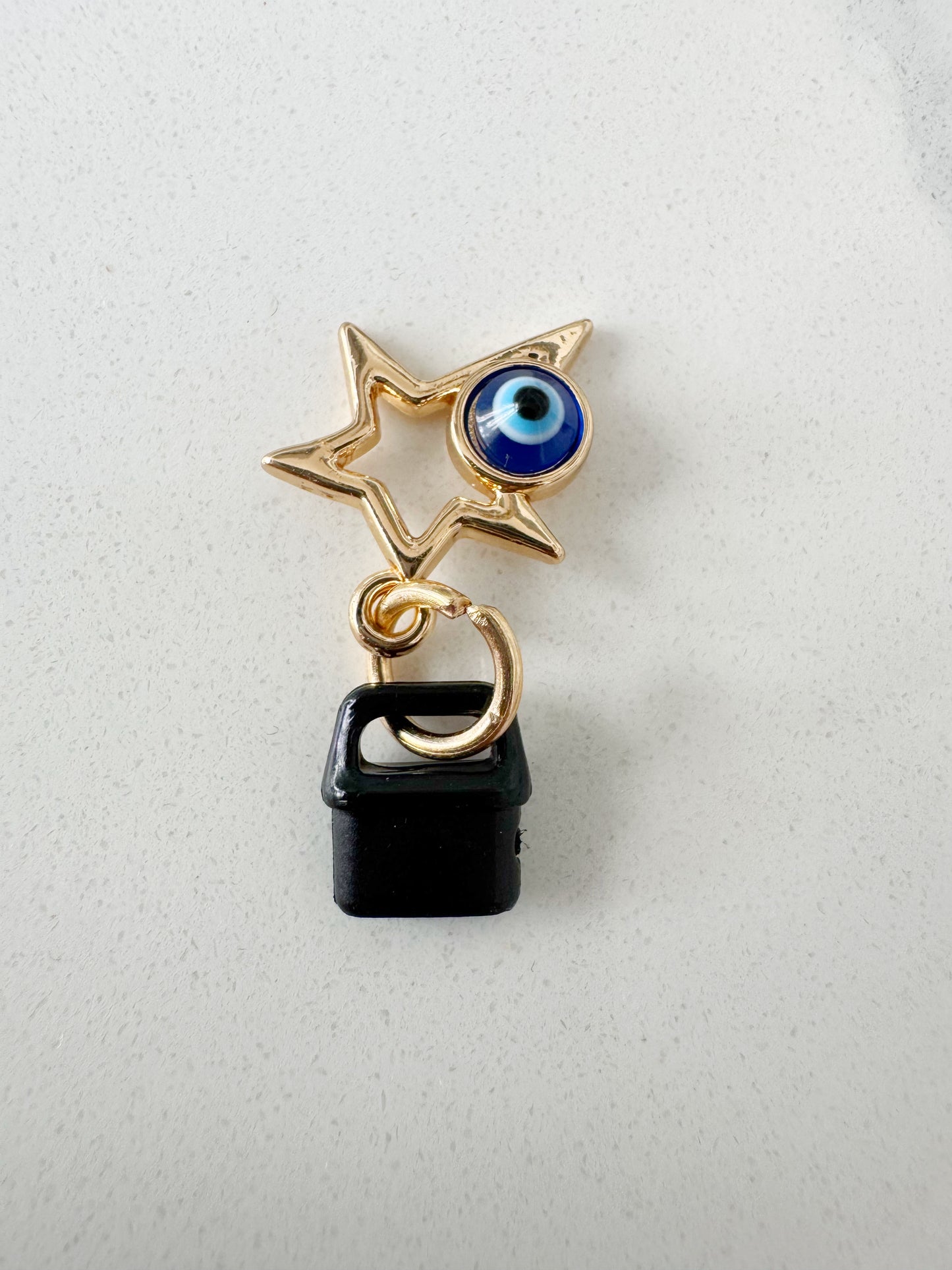 Evil Eye Charm Dust Plug <Lightning Port Compatible