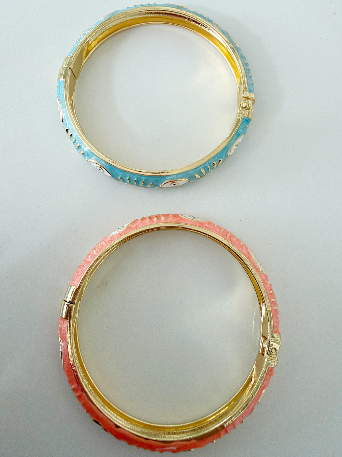 French Riviera Evil Eye Enamel Bangle 🇫🇷🧿