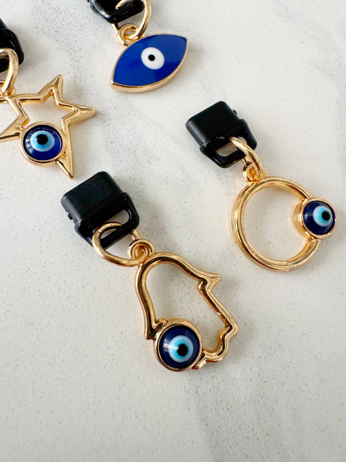 Evil Eye Charm Dust Plug <Lightning Port Compatible