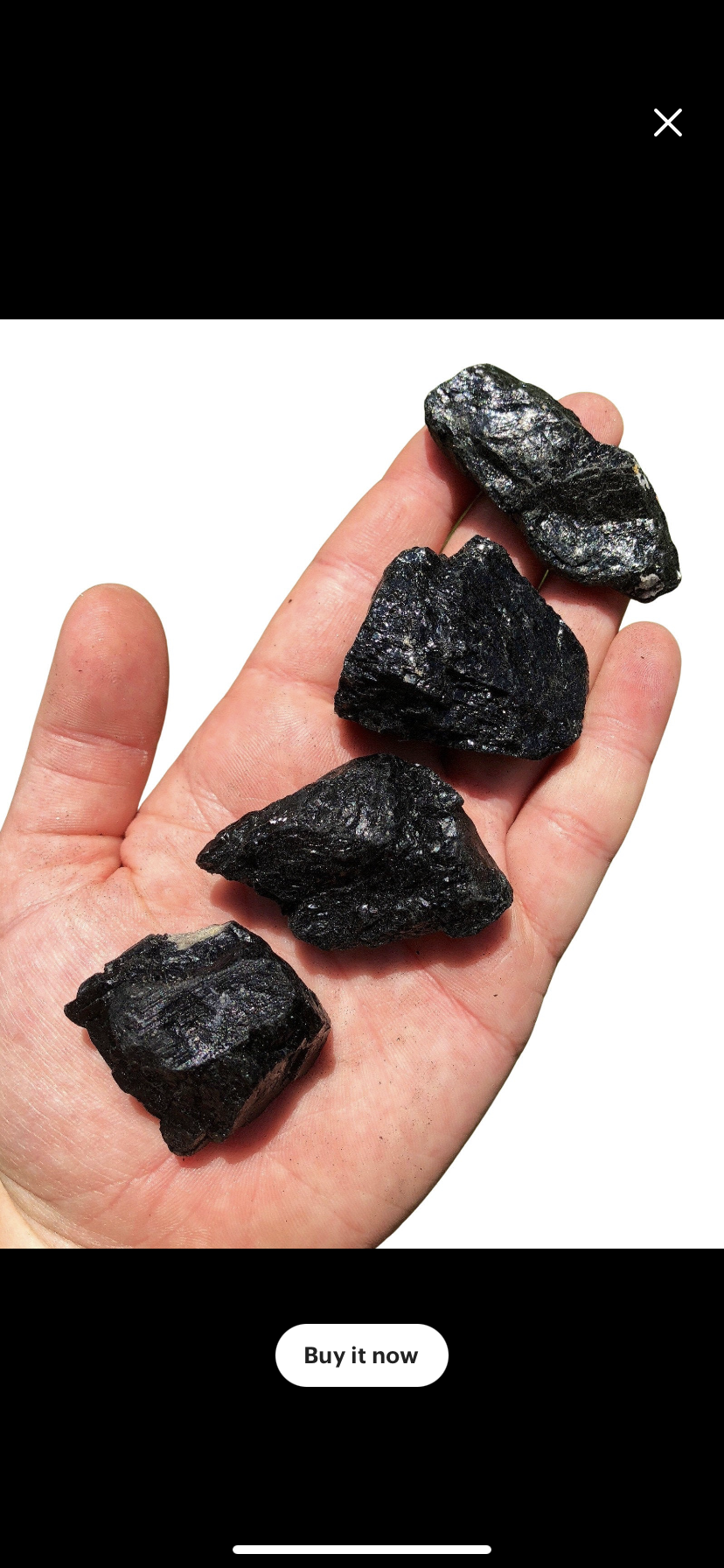 Genuine Black Tourmaline Crystal