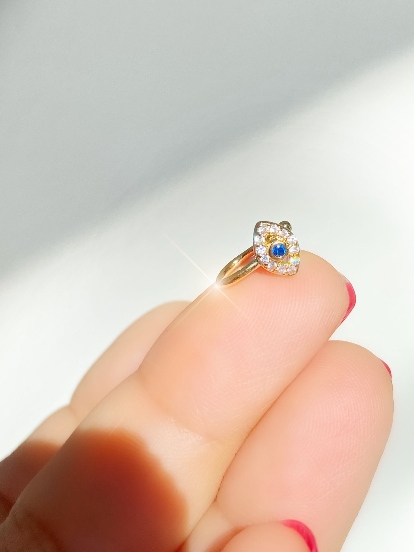 Evil Eye FAUX Nose Ring