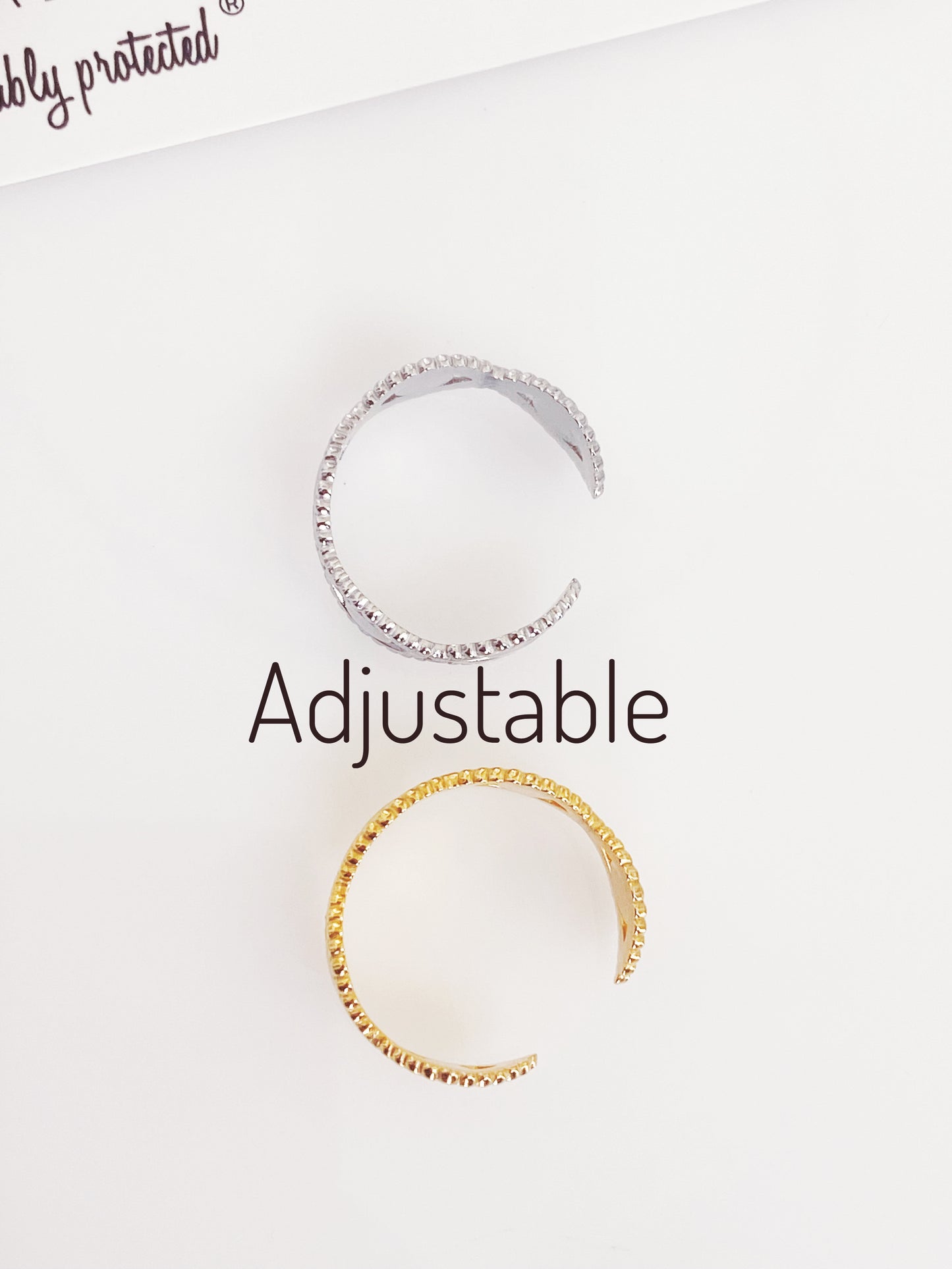 Evil Eye Open Band Stainless Steel Ring