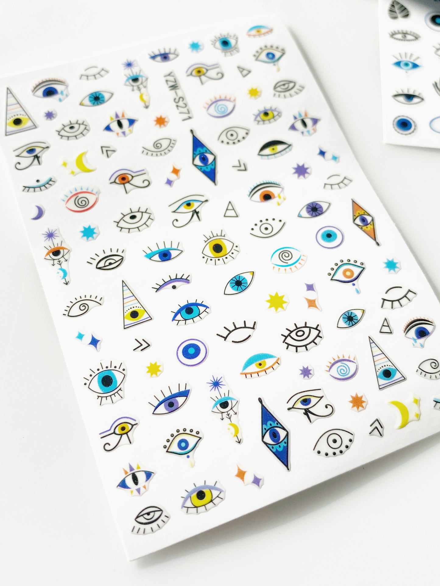 Evil Eye Nail Sticker Decals & Tools
