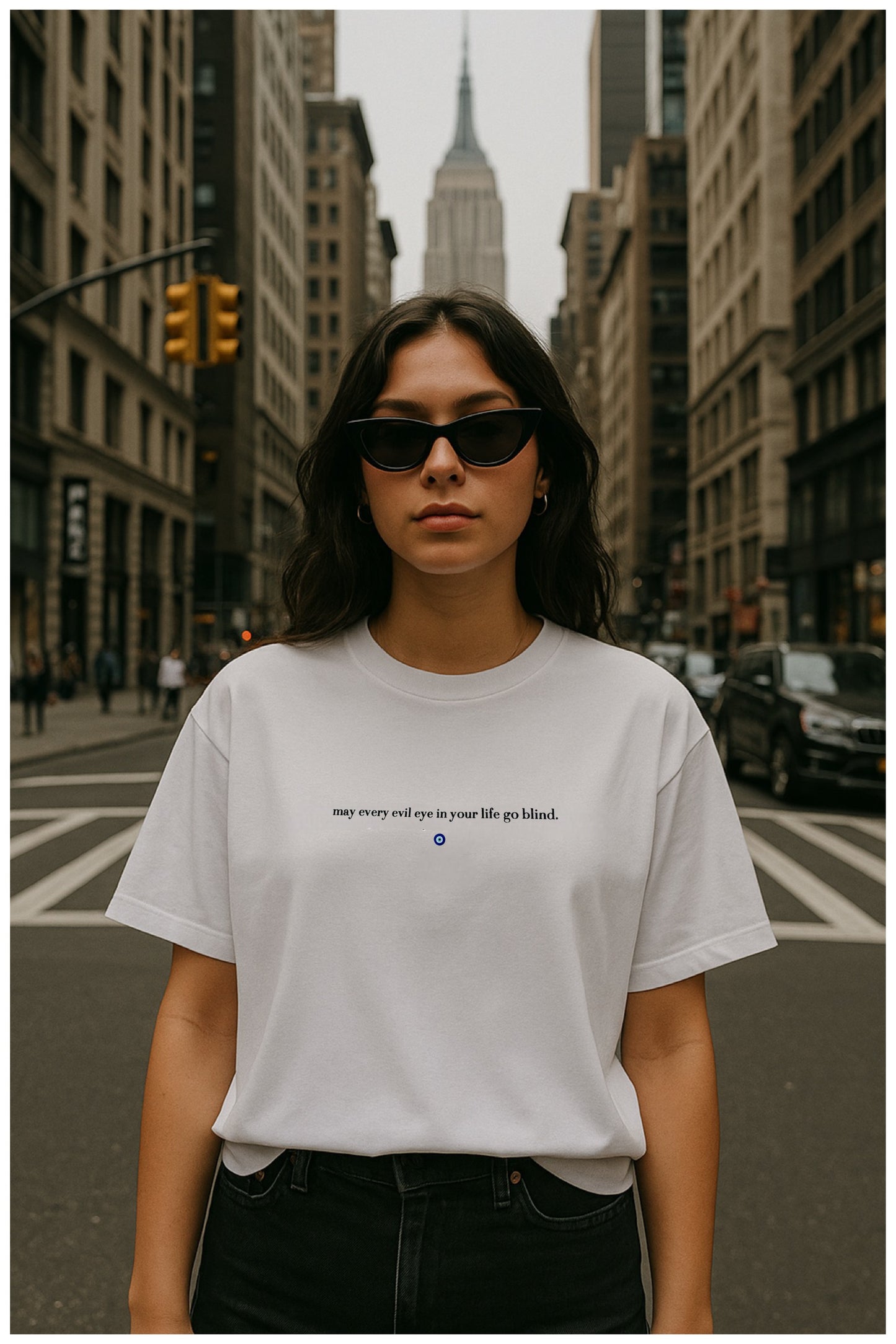 The “VIRAL” Evil Eye Oversized Tee Shirt