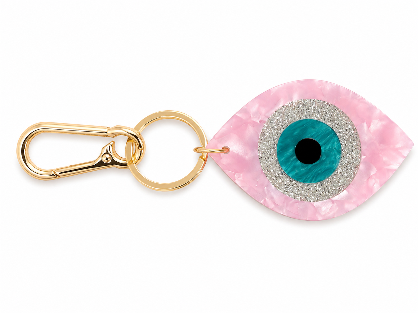 Dream Girl Pink Evil Eye Purse Charm