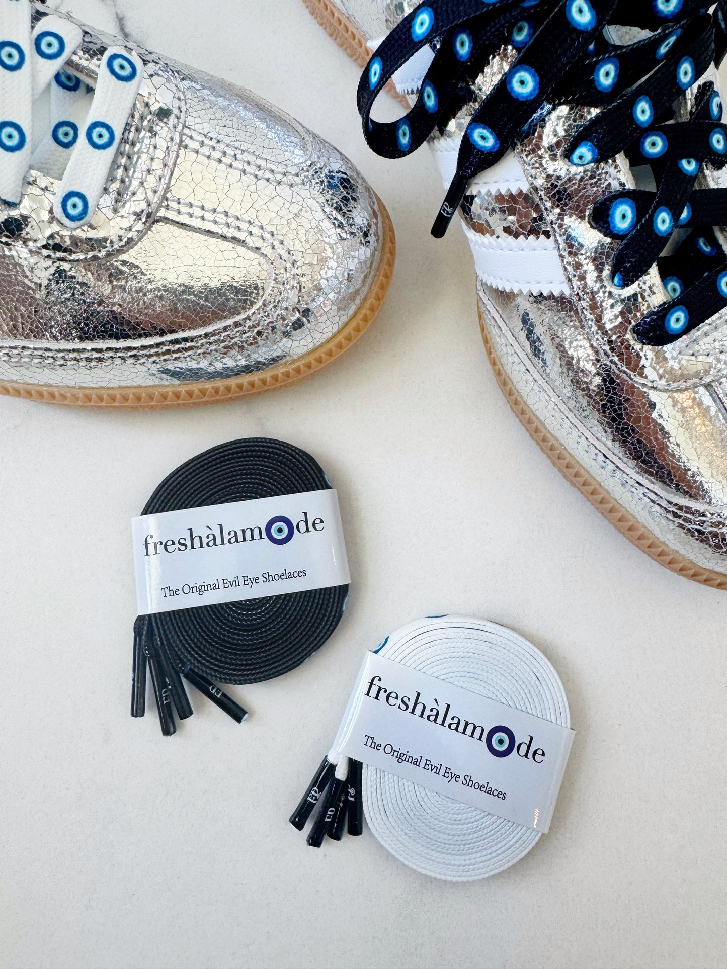 NEW! Evil Eye Shoelaces Fashionably Protected