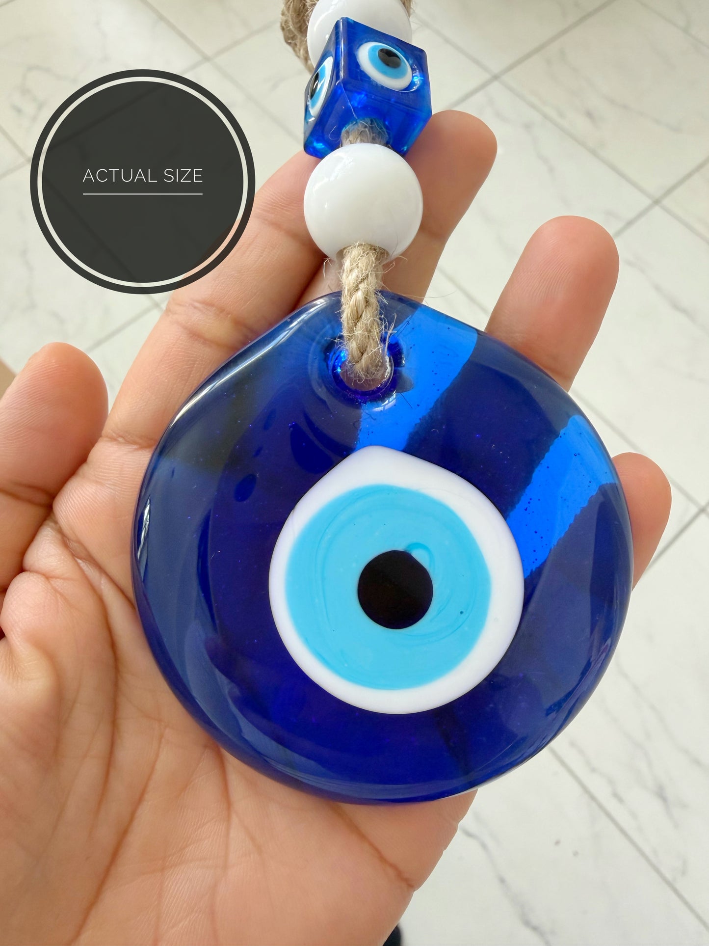 Classic Blue Evil Eye Amulet Decor (MEDIUM)