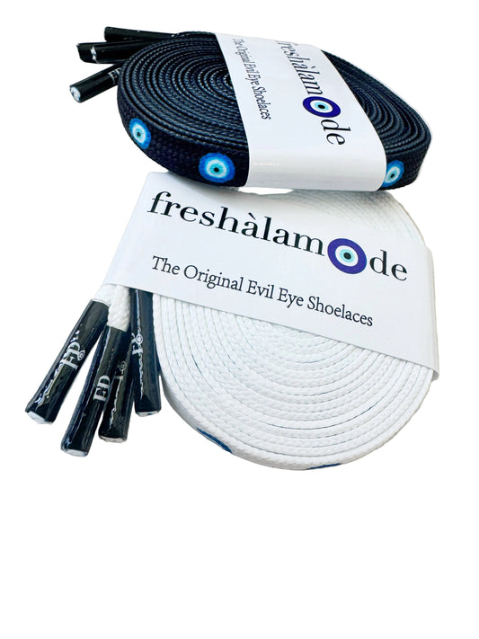 NEW! Evil Eye Shoelaces Fashionably Protected