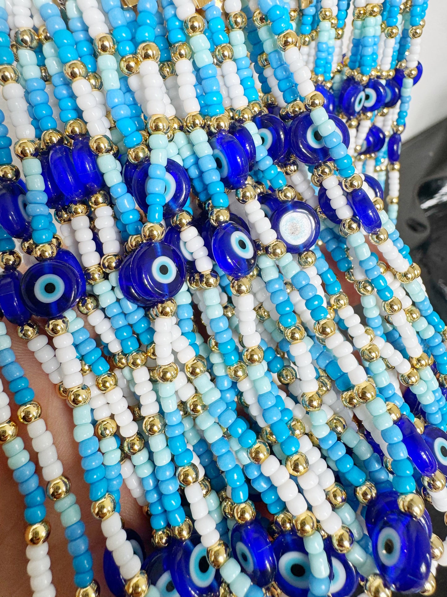 Evil Eye Ombré Phone Charm Bracelet