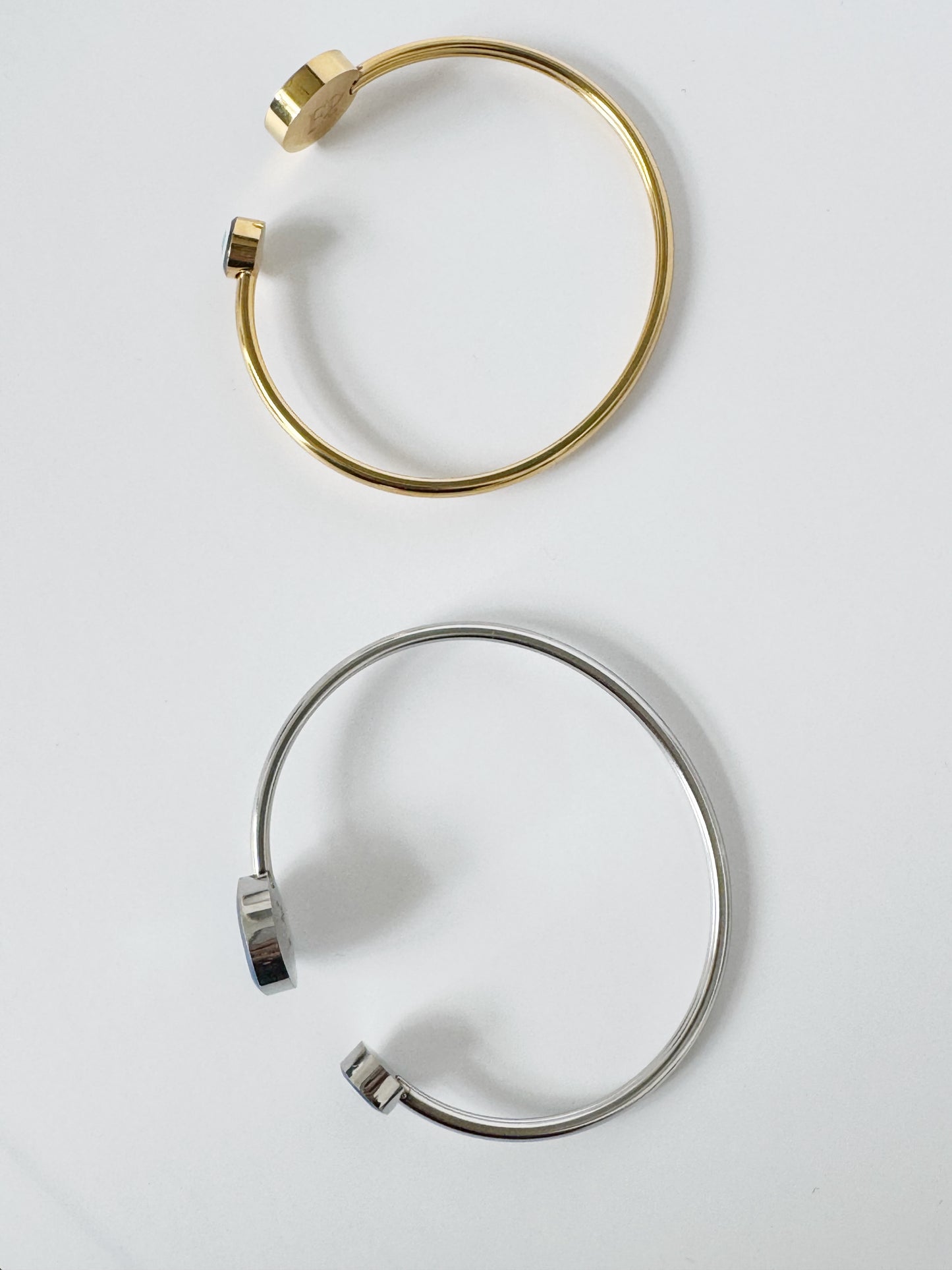 Evil Eye Double Bangle Cuff