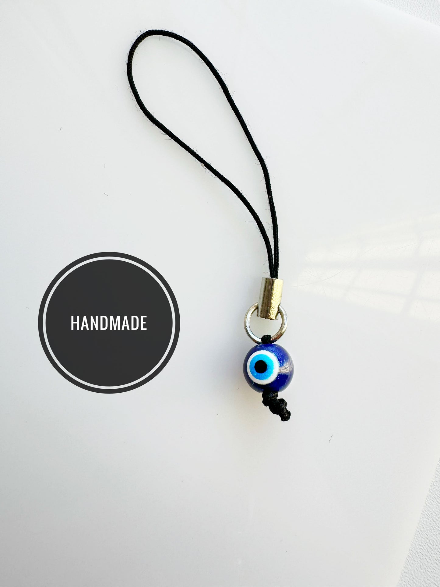 Evil Eye Minimalist Phone Charm