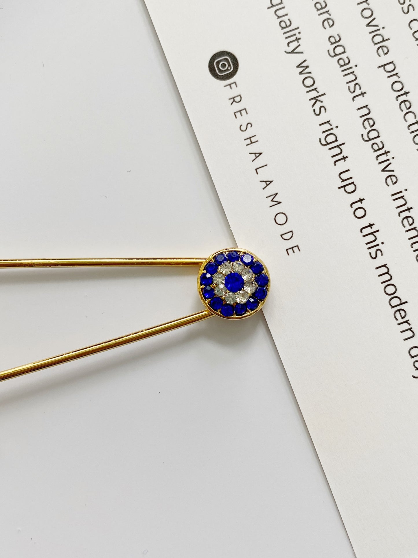 Evil Eye Stroller Pin Brooch