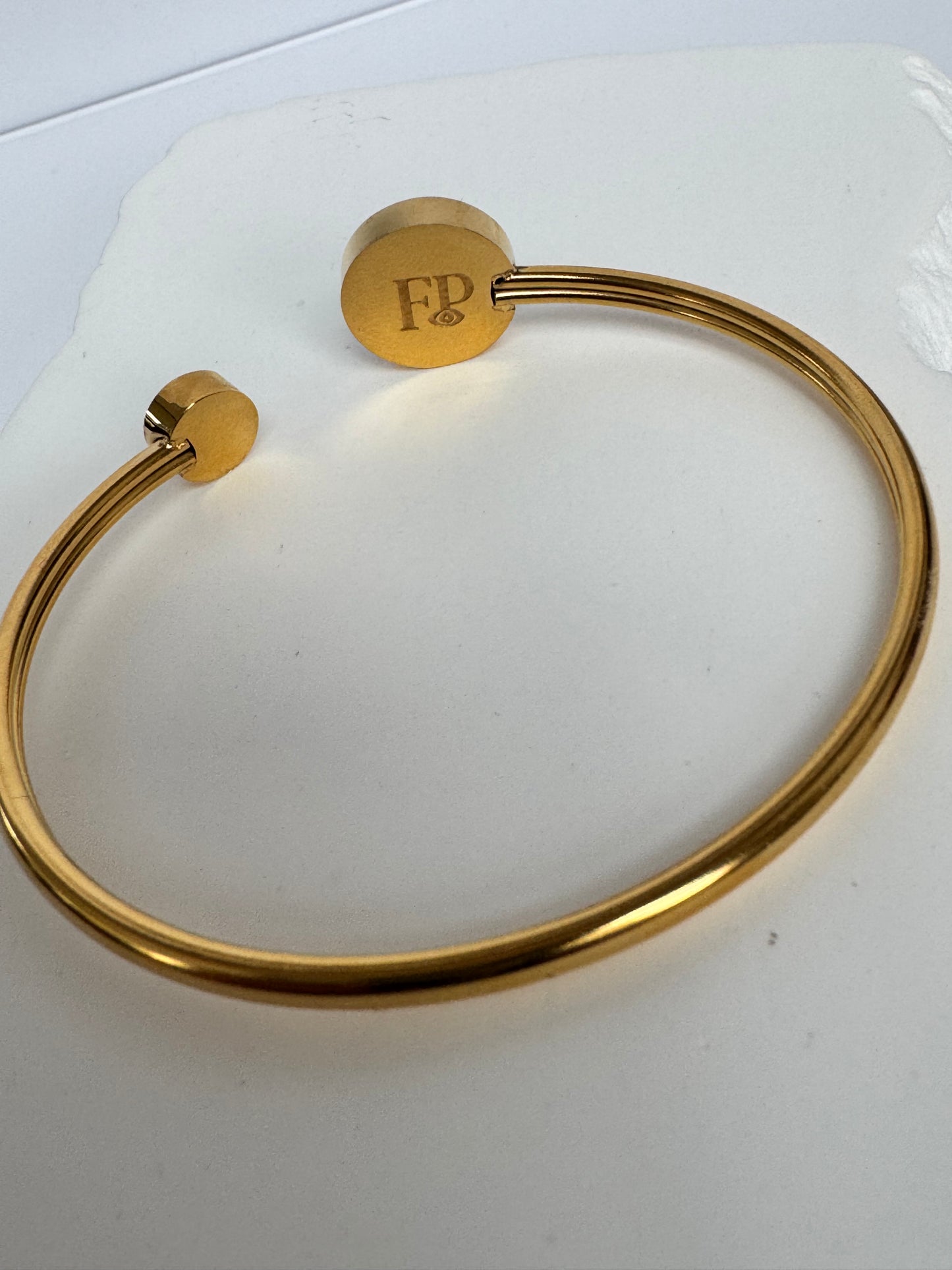 Evil Eye Double Bangle Cuff