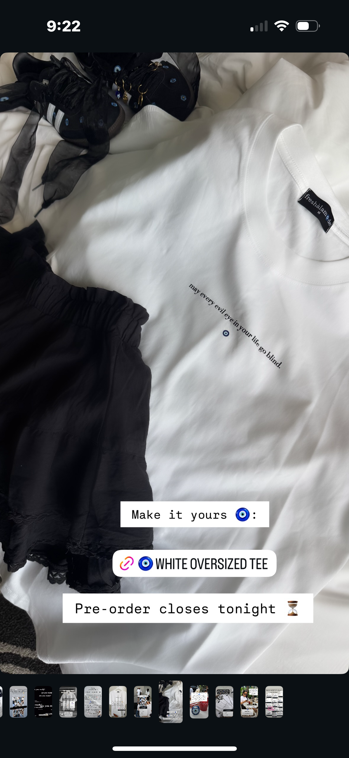 The “VIRAL” Evil Eye Oversized Tee Shirt