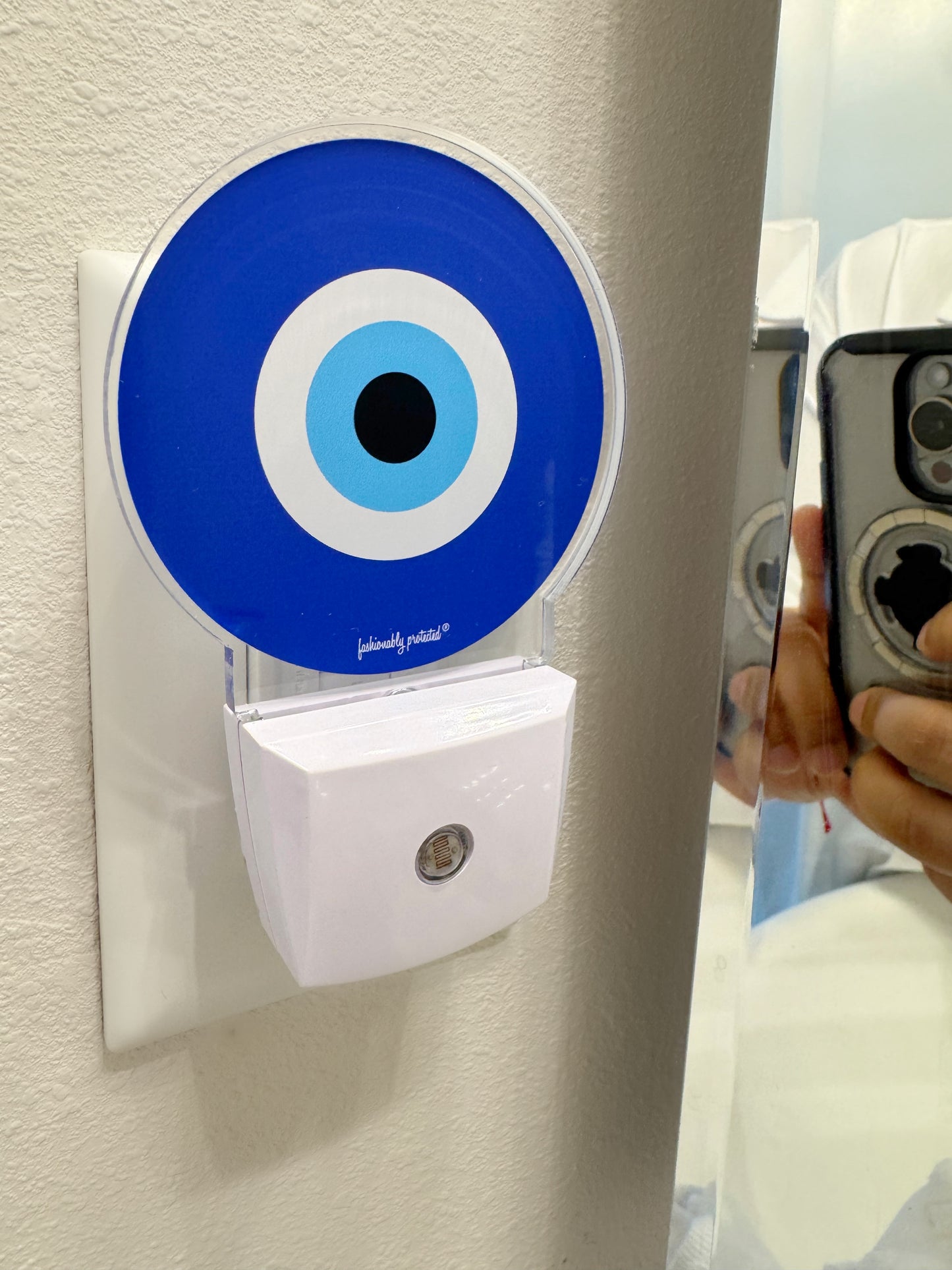 Evil Eye Glow Sensor Plug In Light
