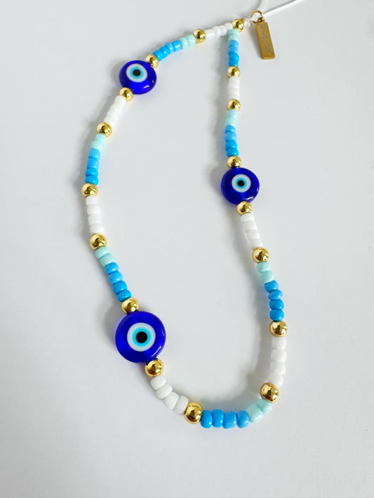 Evil Eye Ombré Phone Charm Bracelet