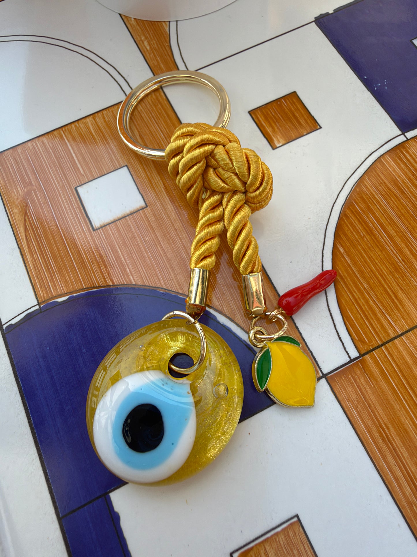 Made in Positano Evil Eye Charm Clip  🇮🇹🧿