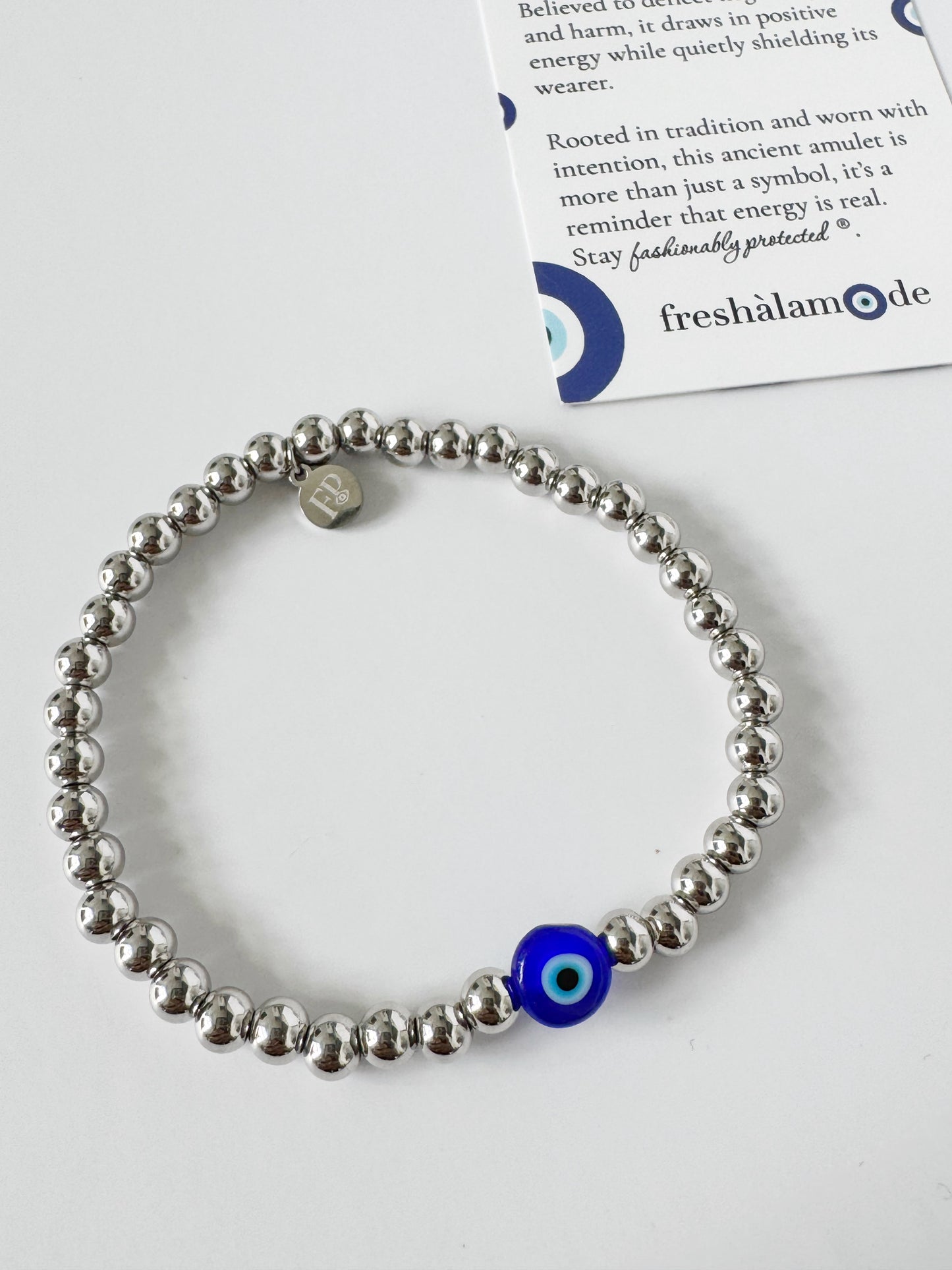 Solid Protection Evil Eye Bracelet