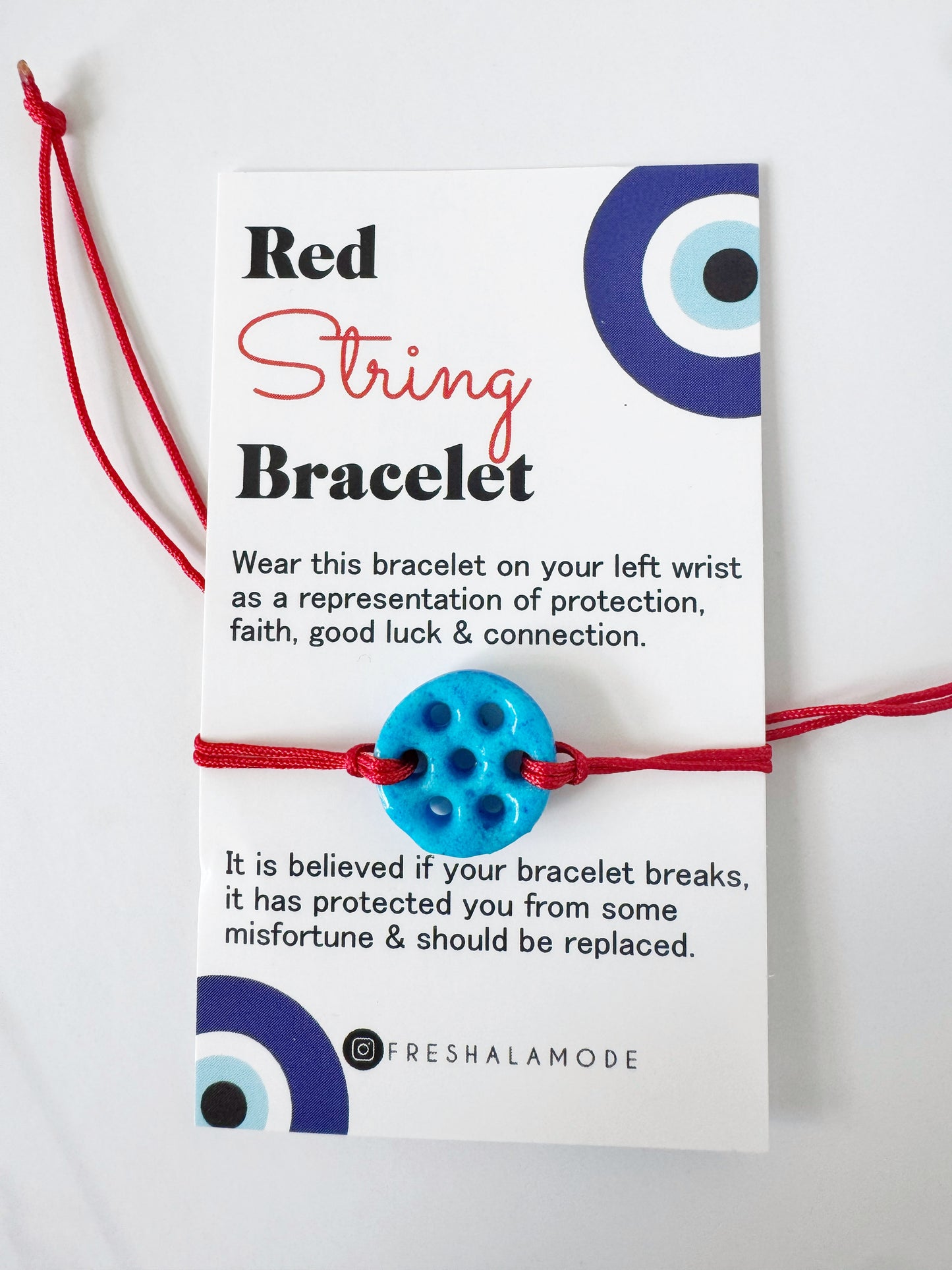 Evil Eye Red String Bracelets ADJUSTABLE Unisex