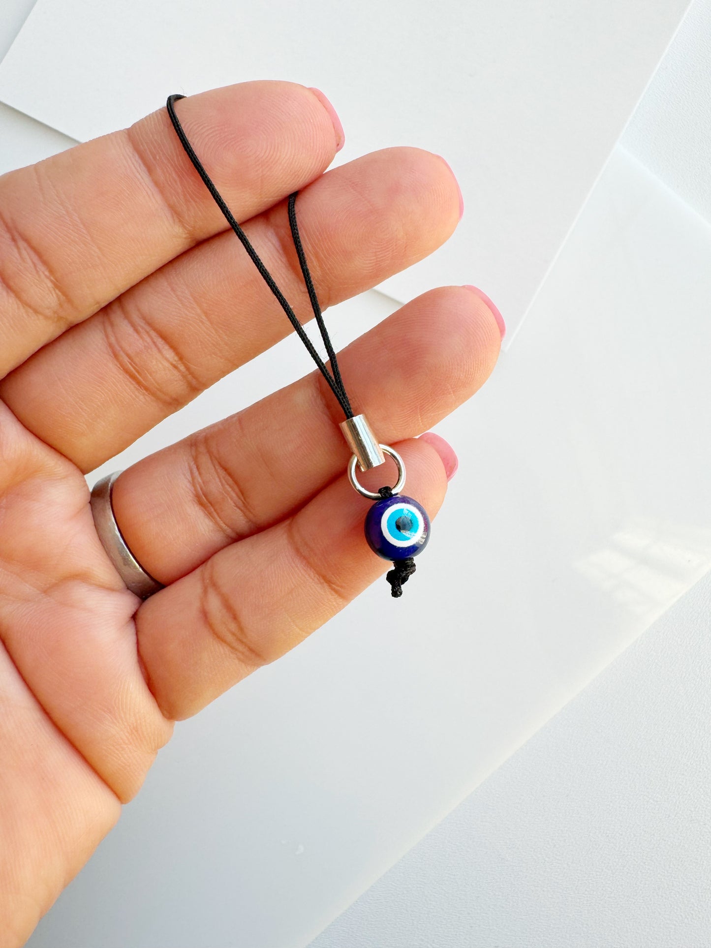 Evil Eye Minimalist Phone Charm