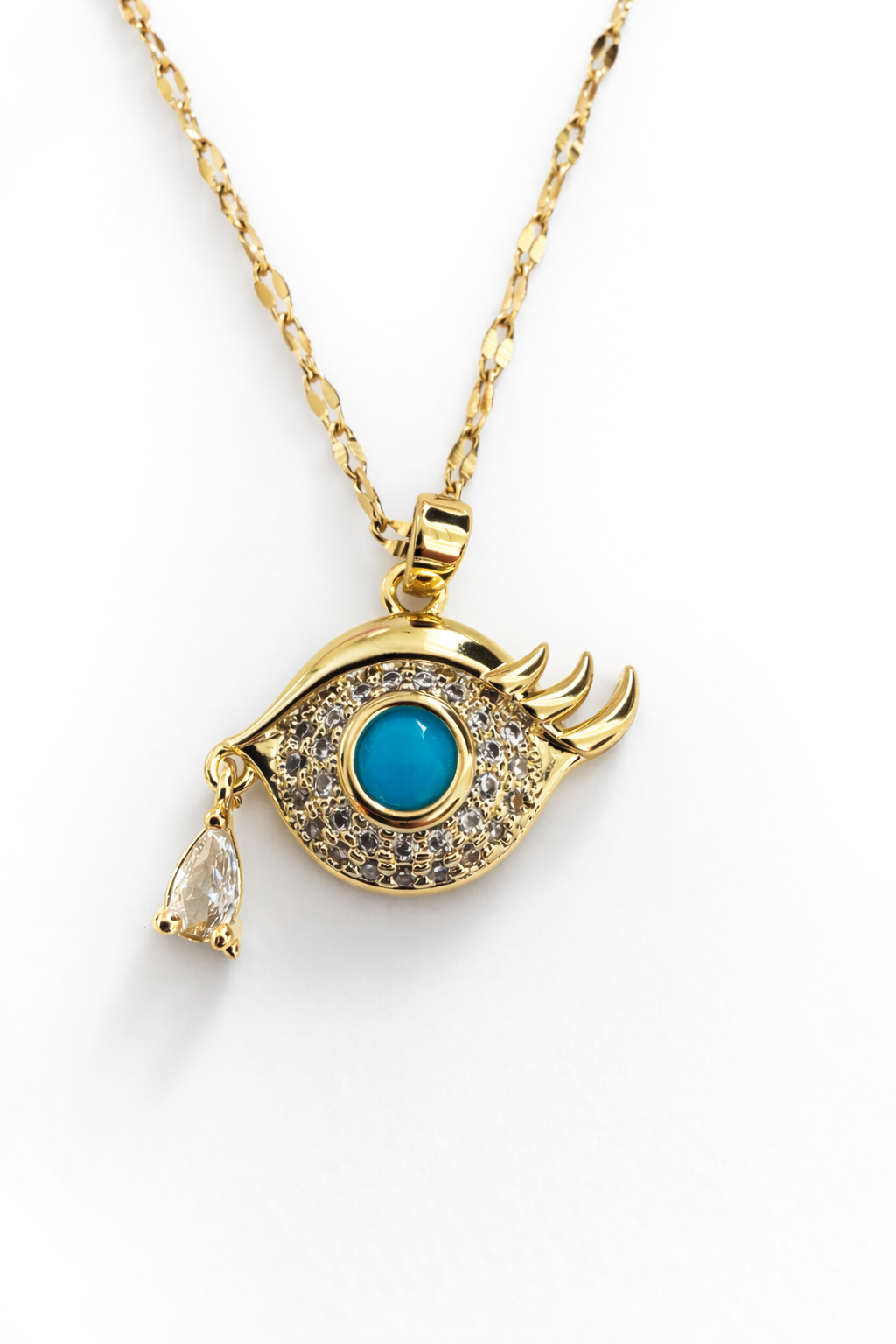 Turquoise Guardian Drop Necklace