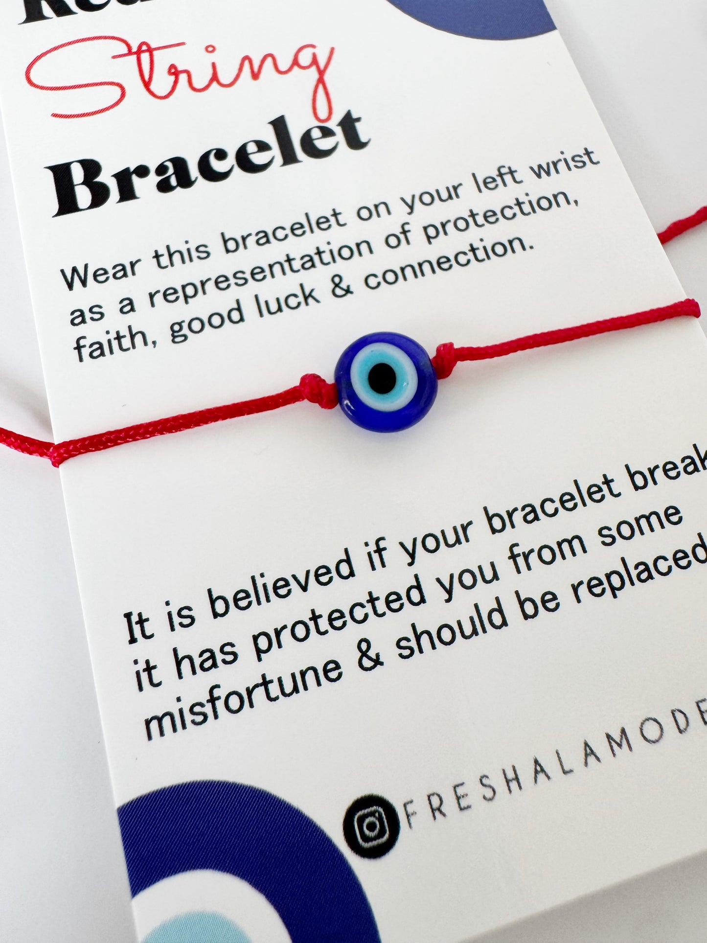 Evil Eye Red String Bracelets ADJUSTABLE Unisex