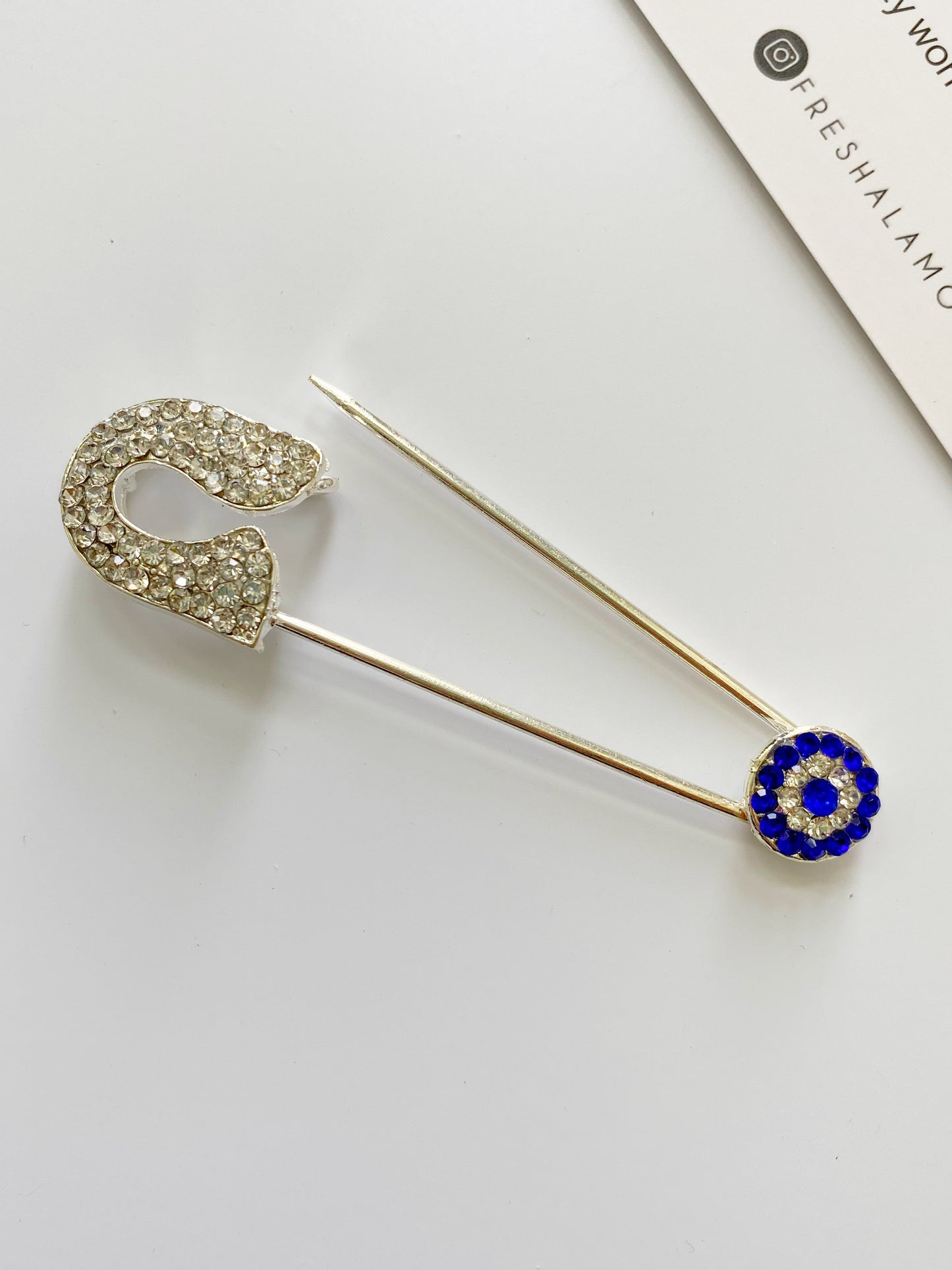 Evil Eye Stroller Pin Brooch