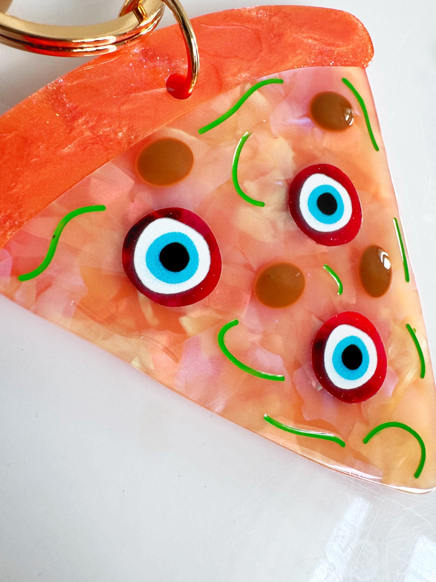 Pizza Protection Purse Charm 🍕🧿 — Limited Edition