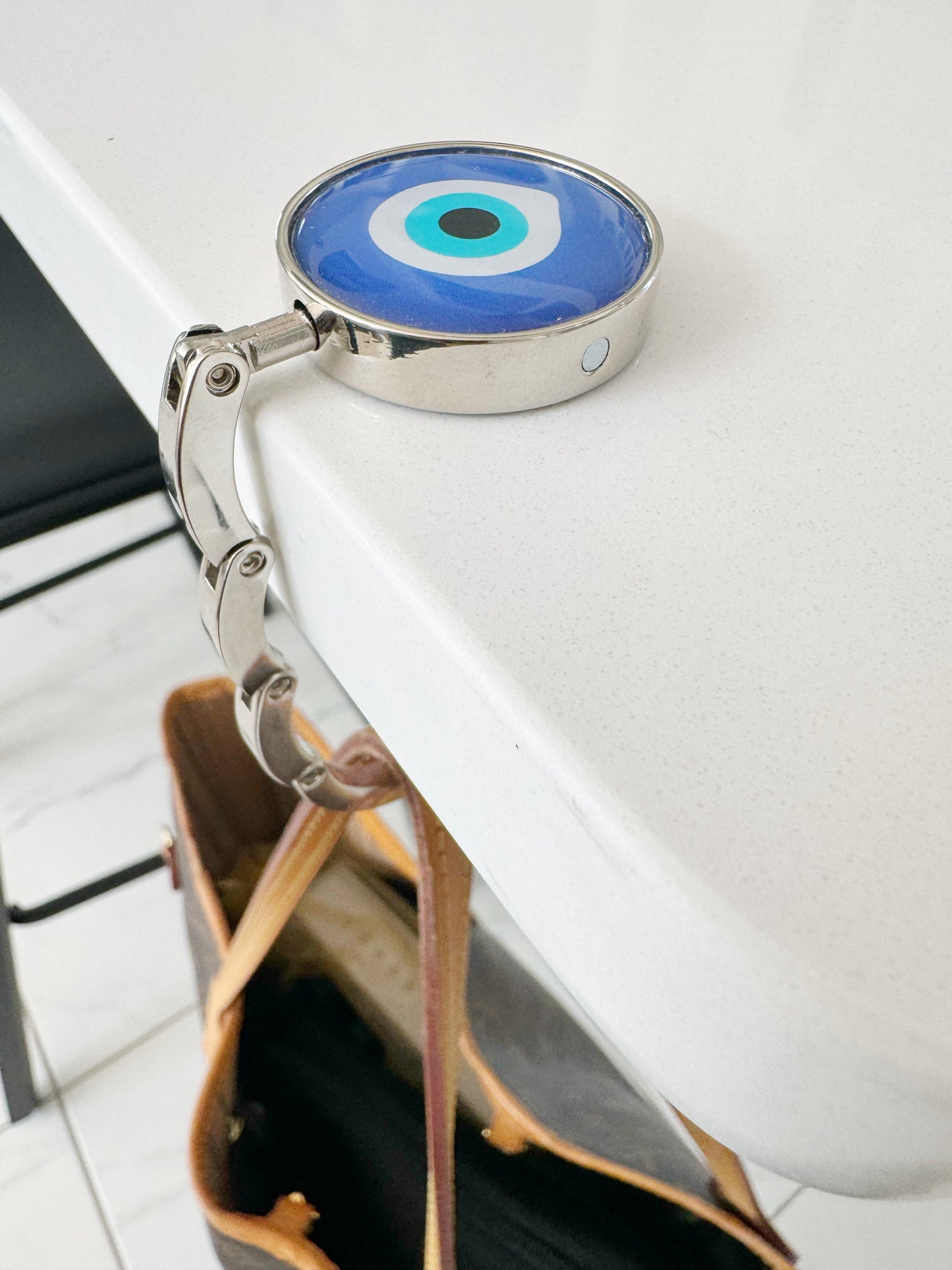 Evil Eye Compact Magnetic Purse Hook Hanger