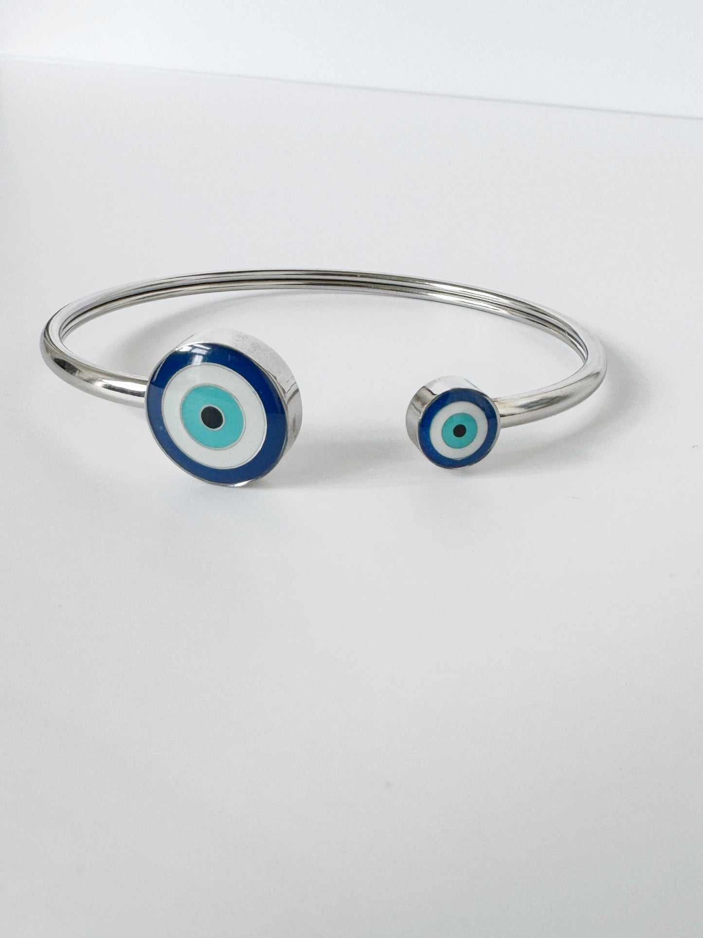 Evil Eye Double Bangle Cuff