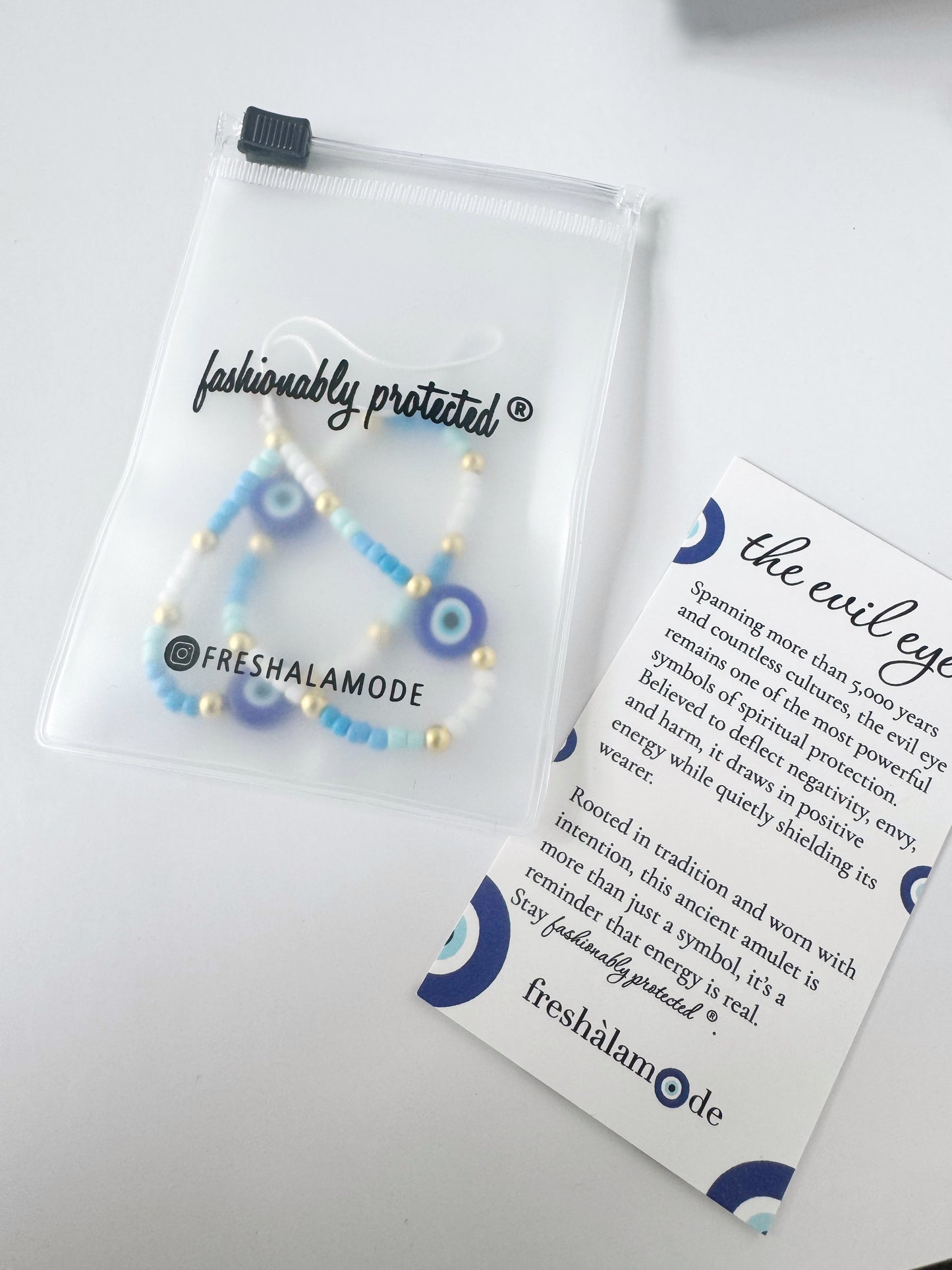 Evil Eye Ombré Phone Charm Bracelet