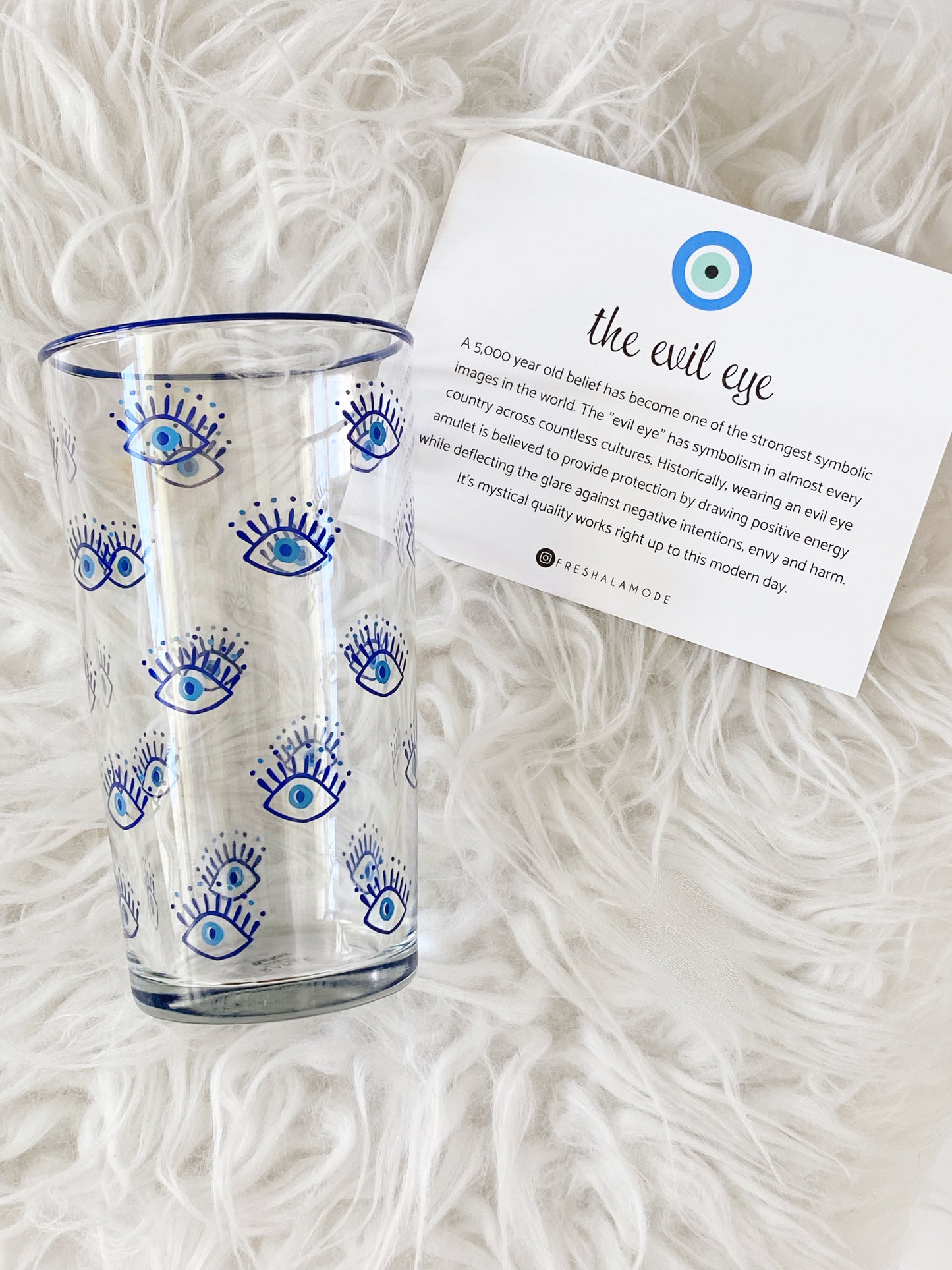 Evil Eye Modern Highball Glass