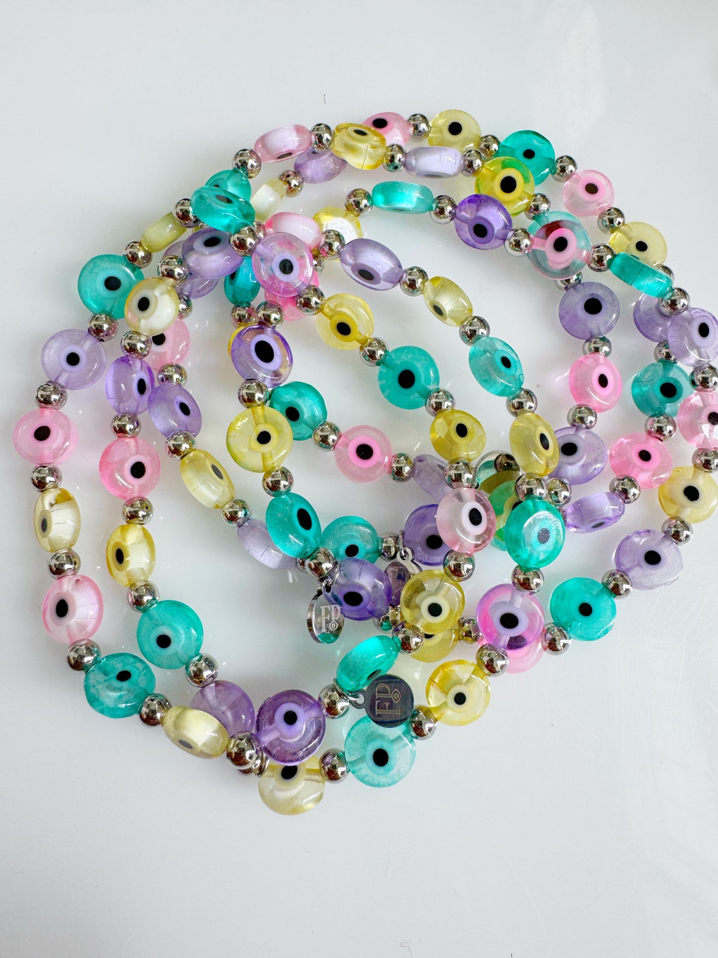 Limited Edition Pastel Evil Eye Bracelet